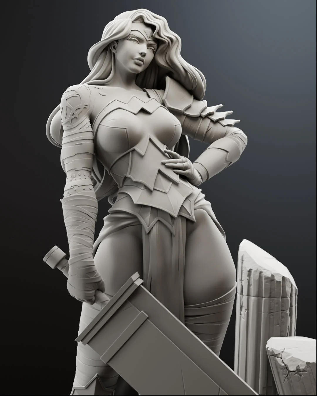 Absolute Warrior Statue - Image 3