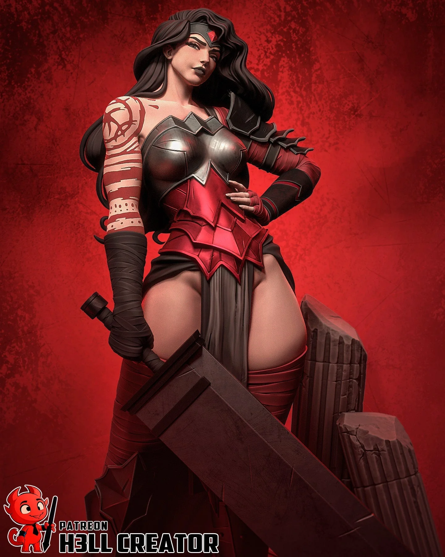Absolute Warrior Statue - Image 4