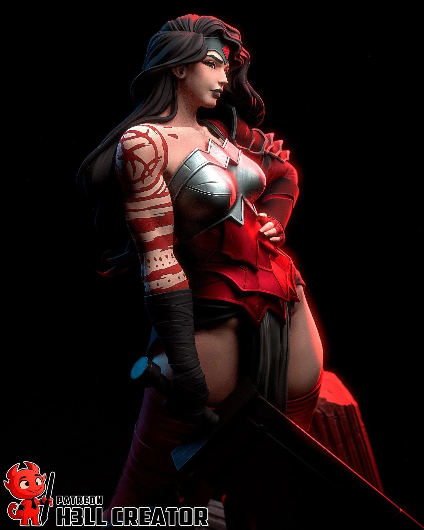 Absolute Warrior Statue - Image 9
