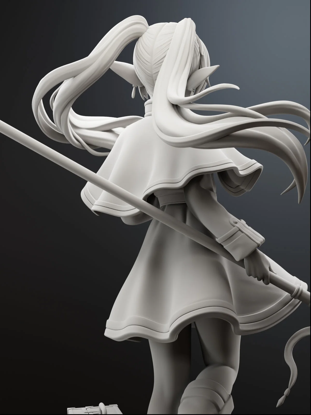 Ancient Elven Mage Statue - Image 13