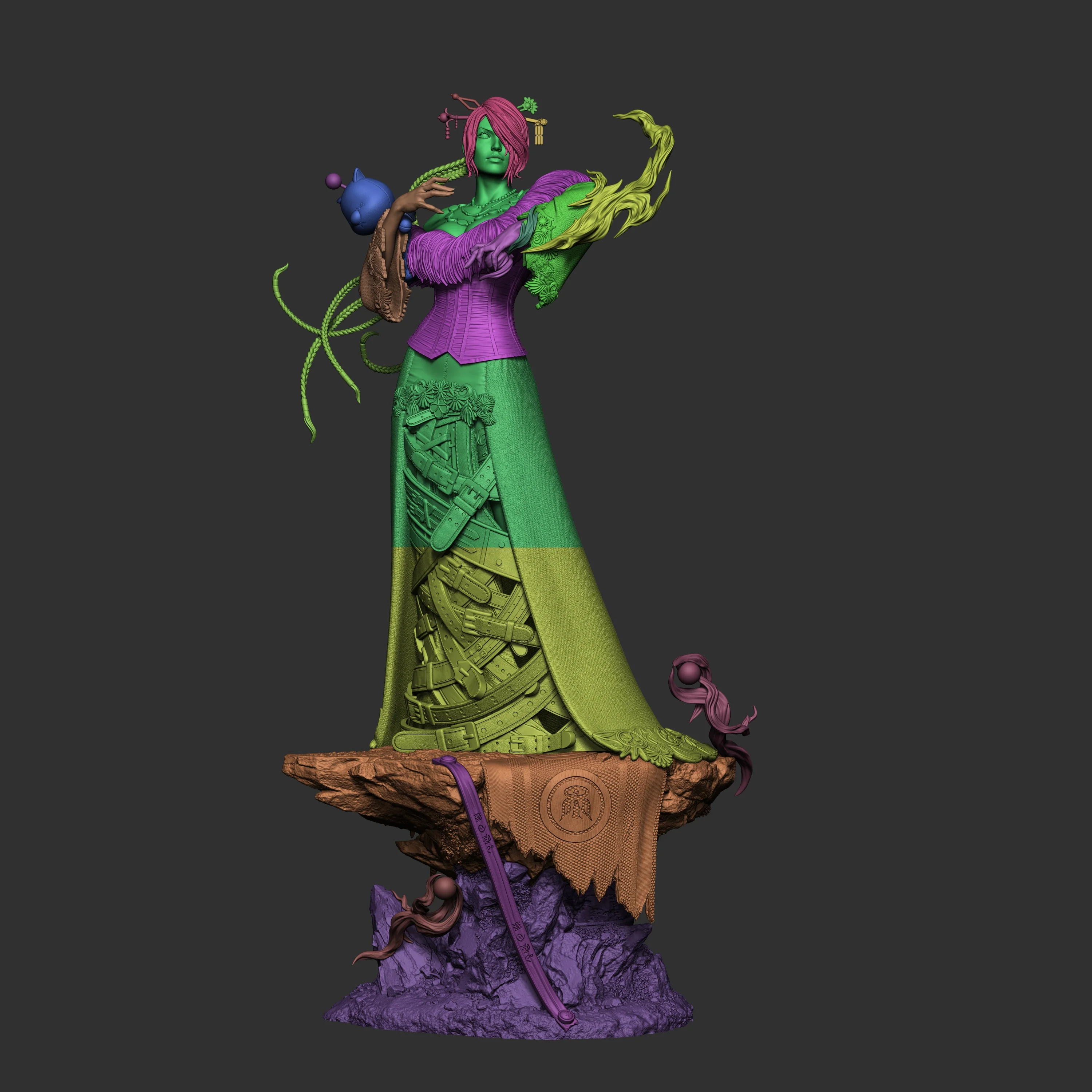 Black Mage of Besaid Statue - Image 9
