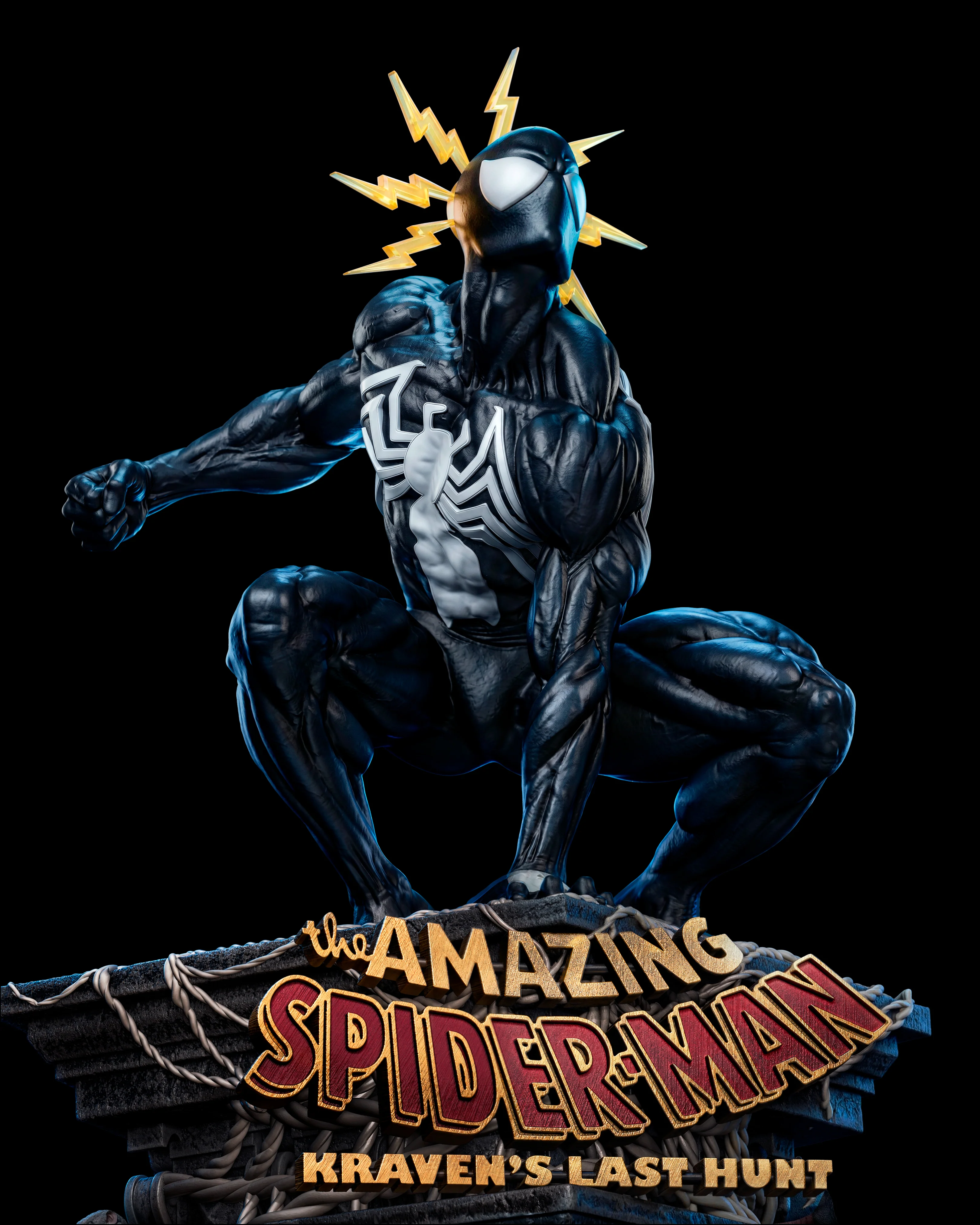 Black Suit Menace Statue - Image 4