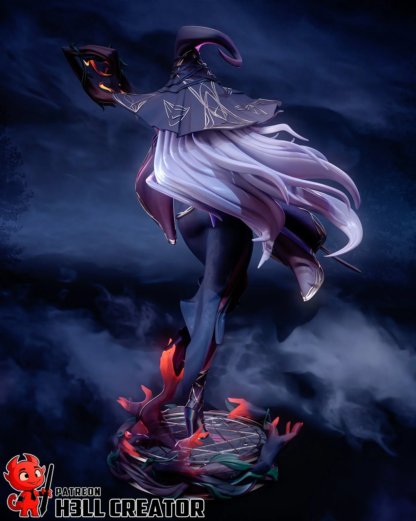 Blade of the Veiled Night Statue - Image 12