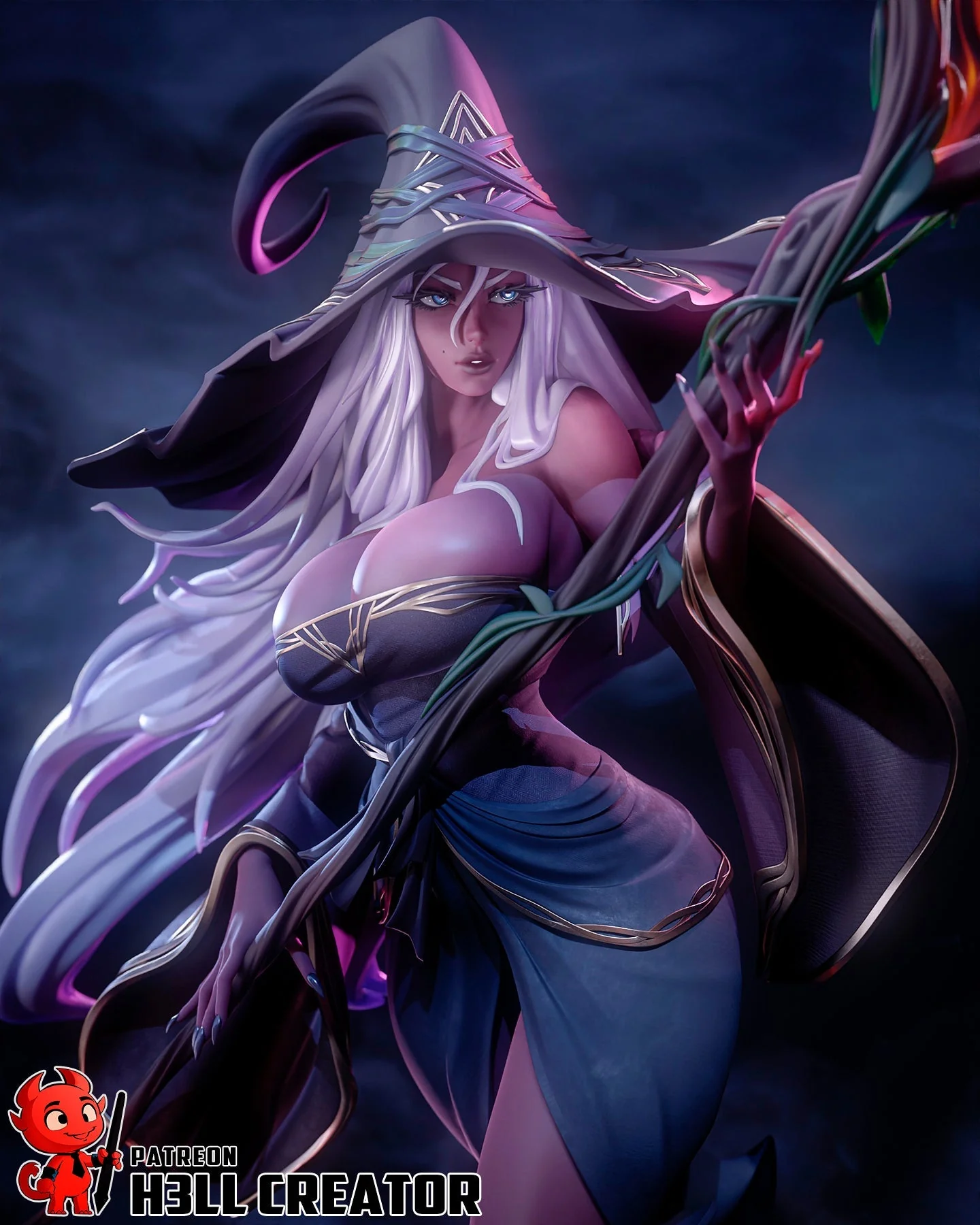 Blade of the Veiled Night Statue - Image 13