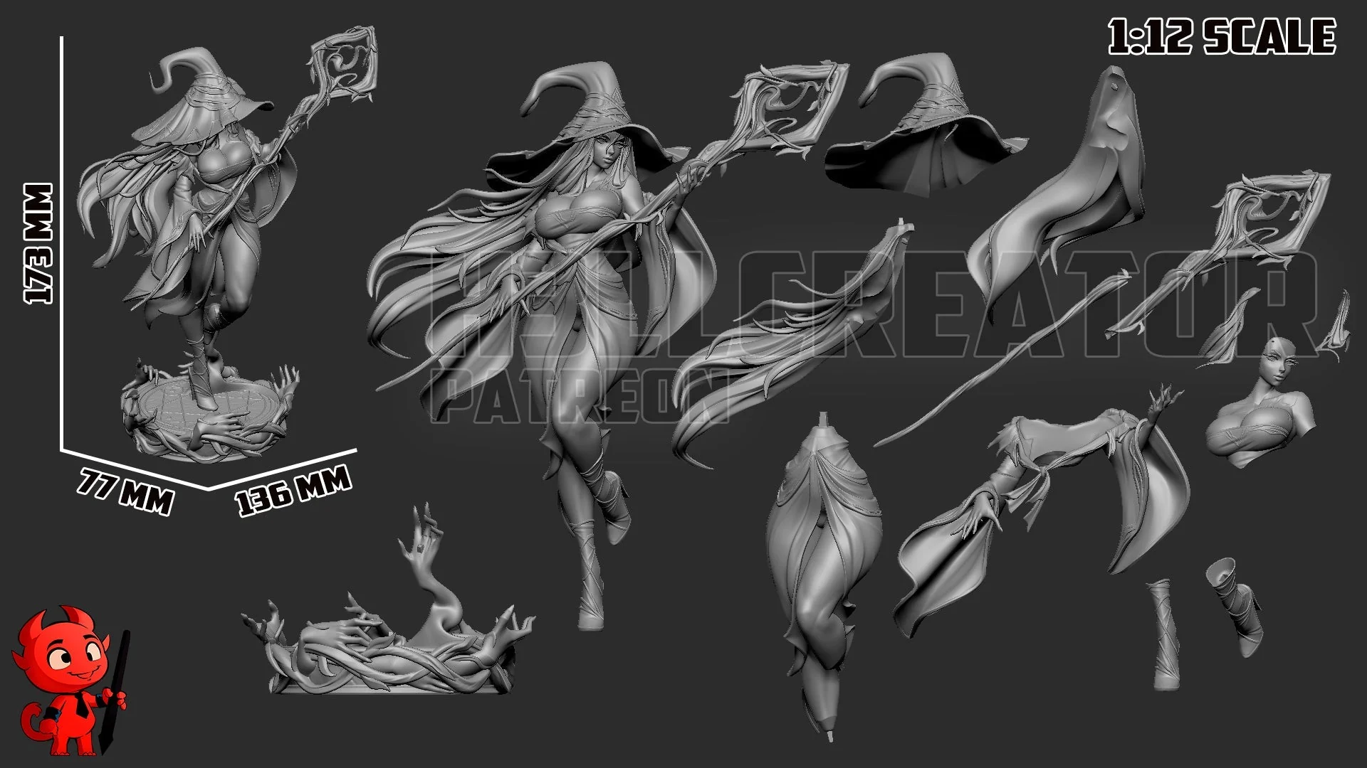 Blade of the Veiled Night Statue - Image 14