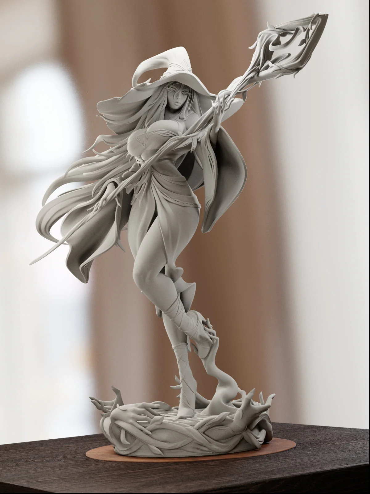 Blade of the Veiled Night Statue - Image 3