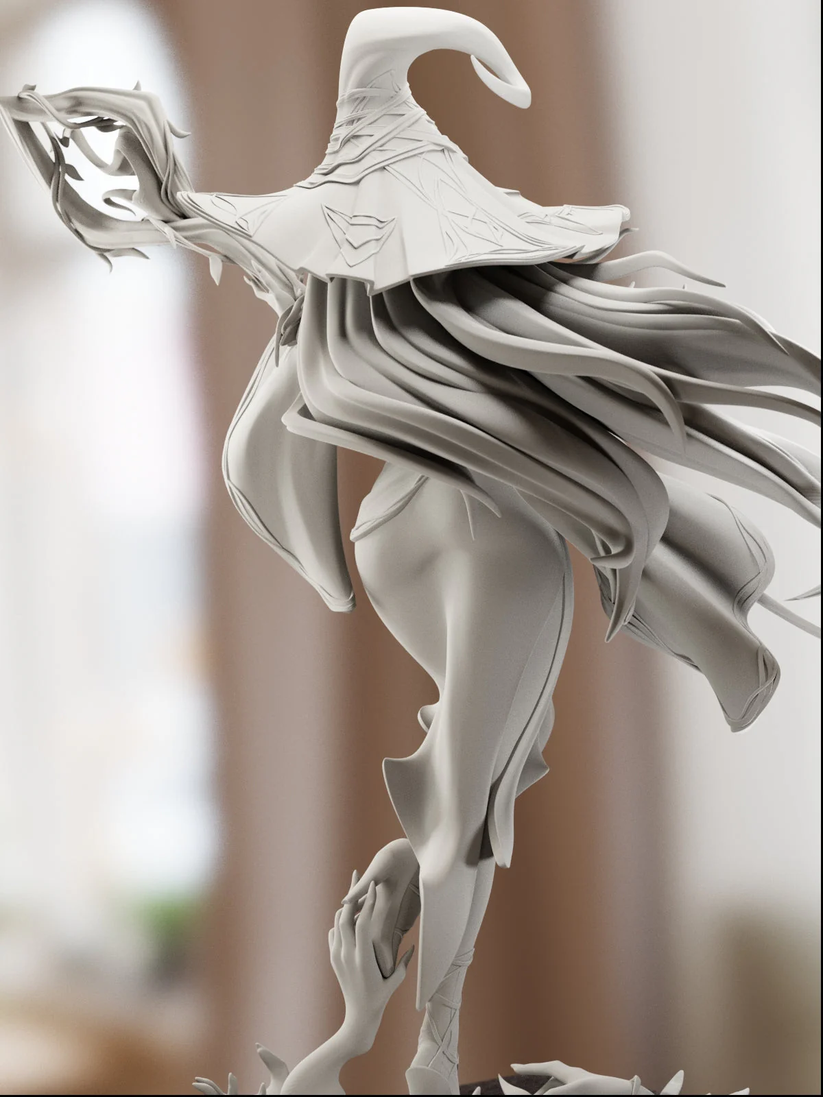 Blade of the Veiled Night Statue - Image 5