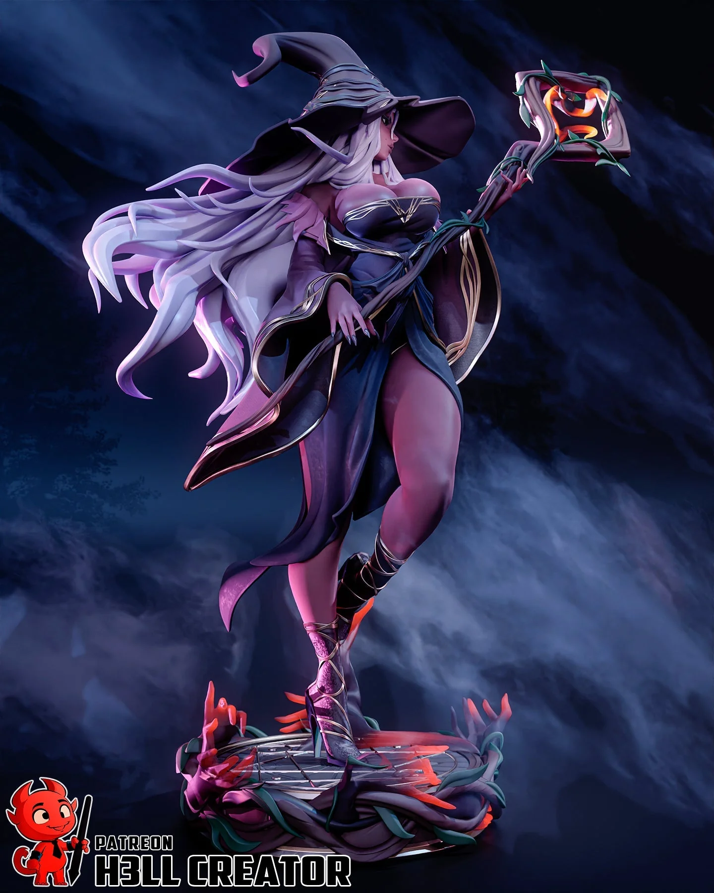 Blade of the Veiled Night Statue - Image 6