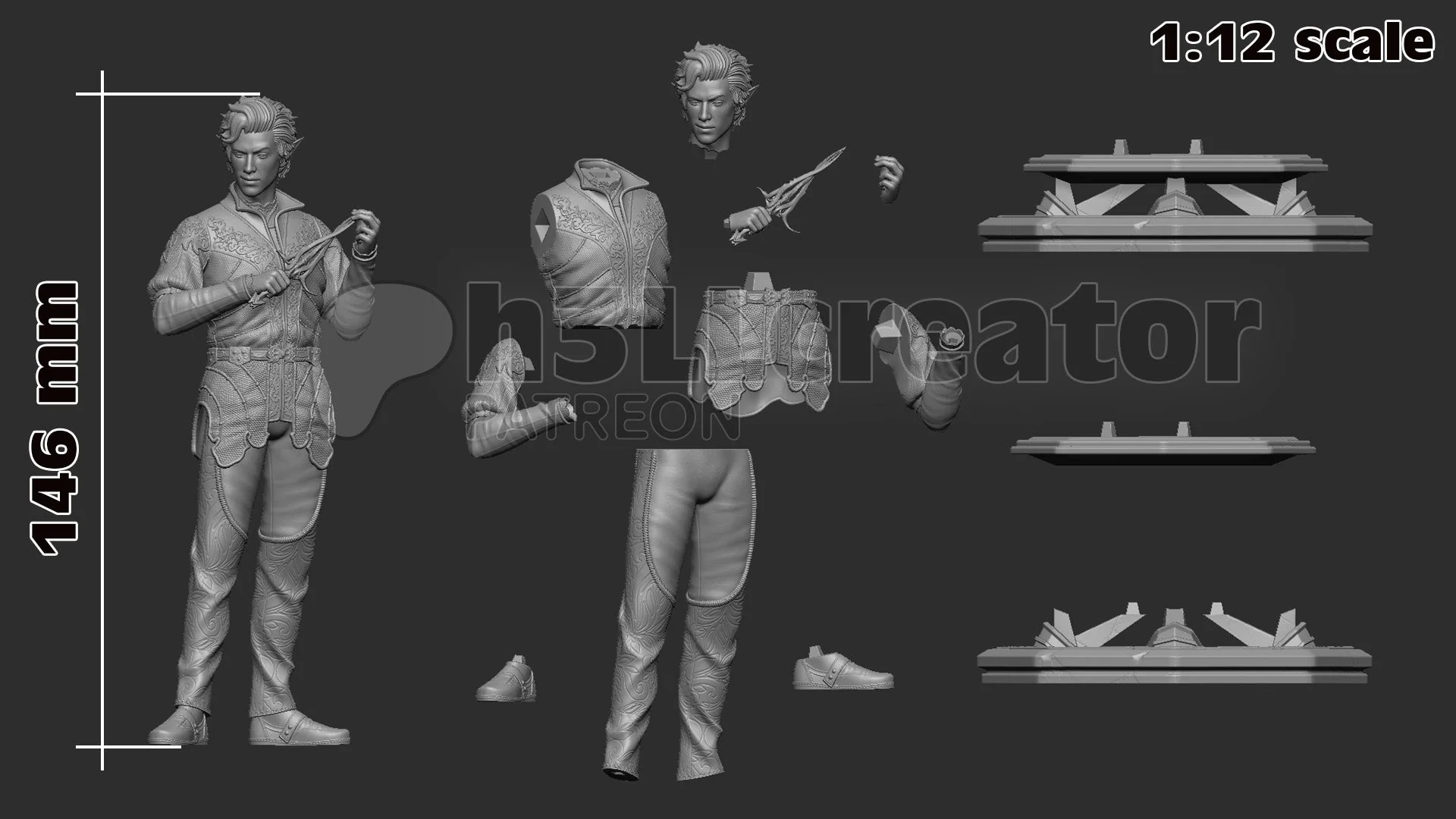 Cunning Astarion - Baldur's Gate 3 Statue - Image 7