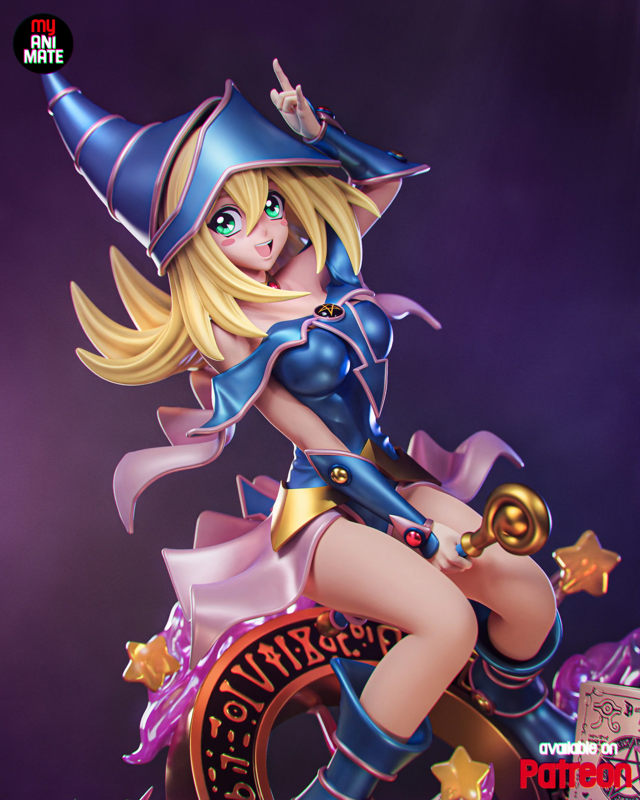 Dark Magician Girl Statue - Image 5