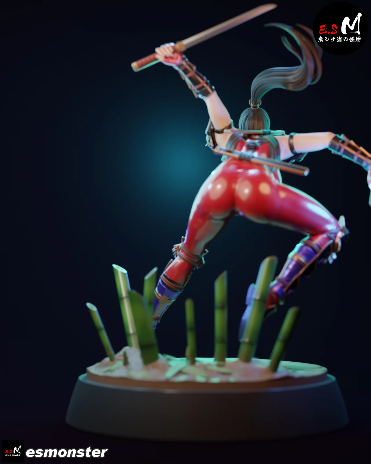 Demon Hunter Ninja Statue - Image 10