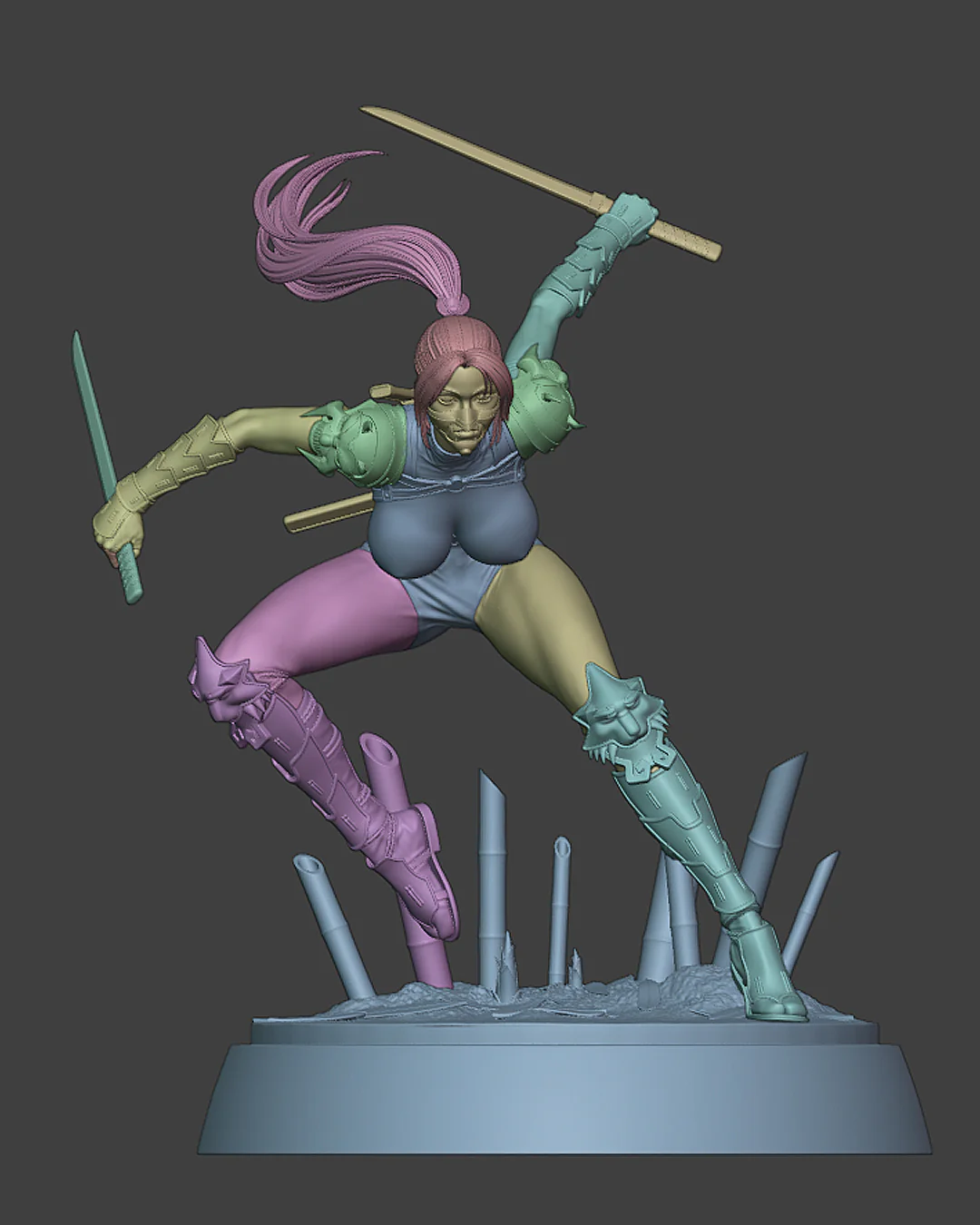 Demon Hunter Ninja Statue - Image 12
