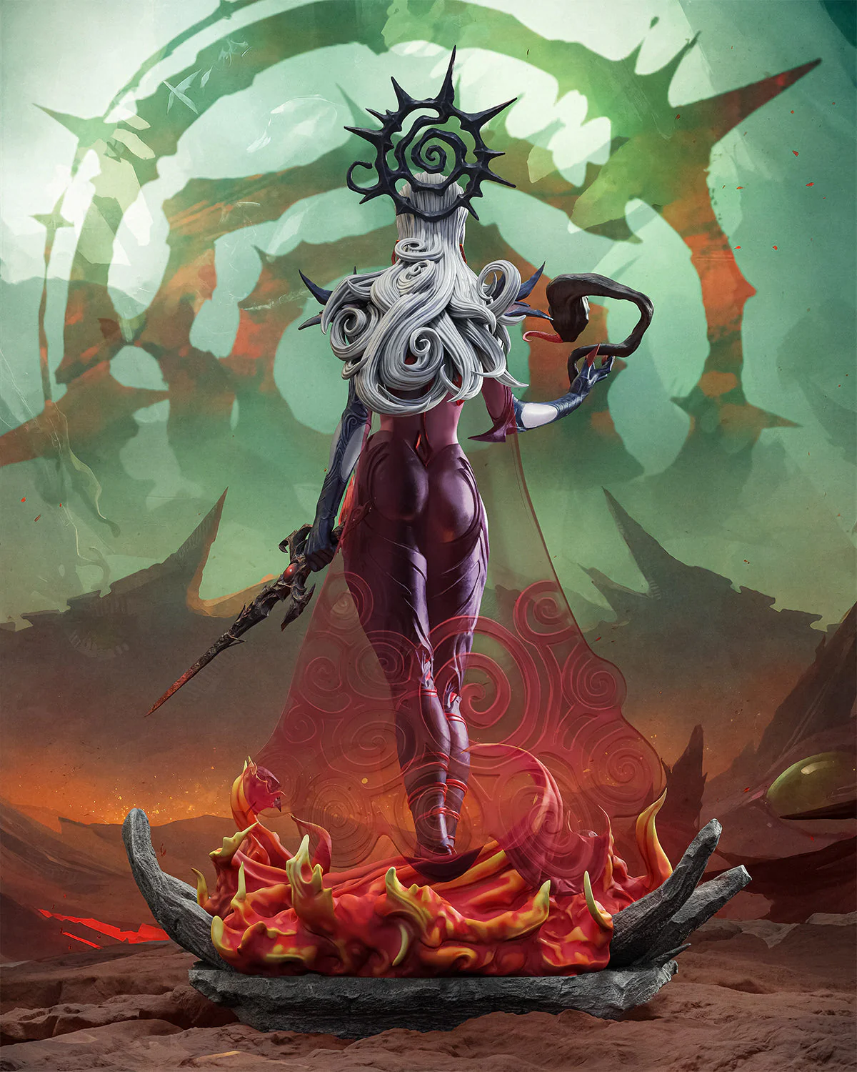 Empress of Death Statue - Image 6