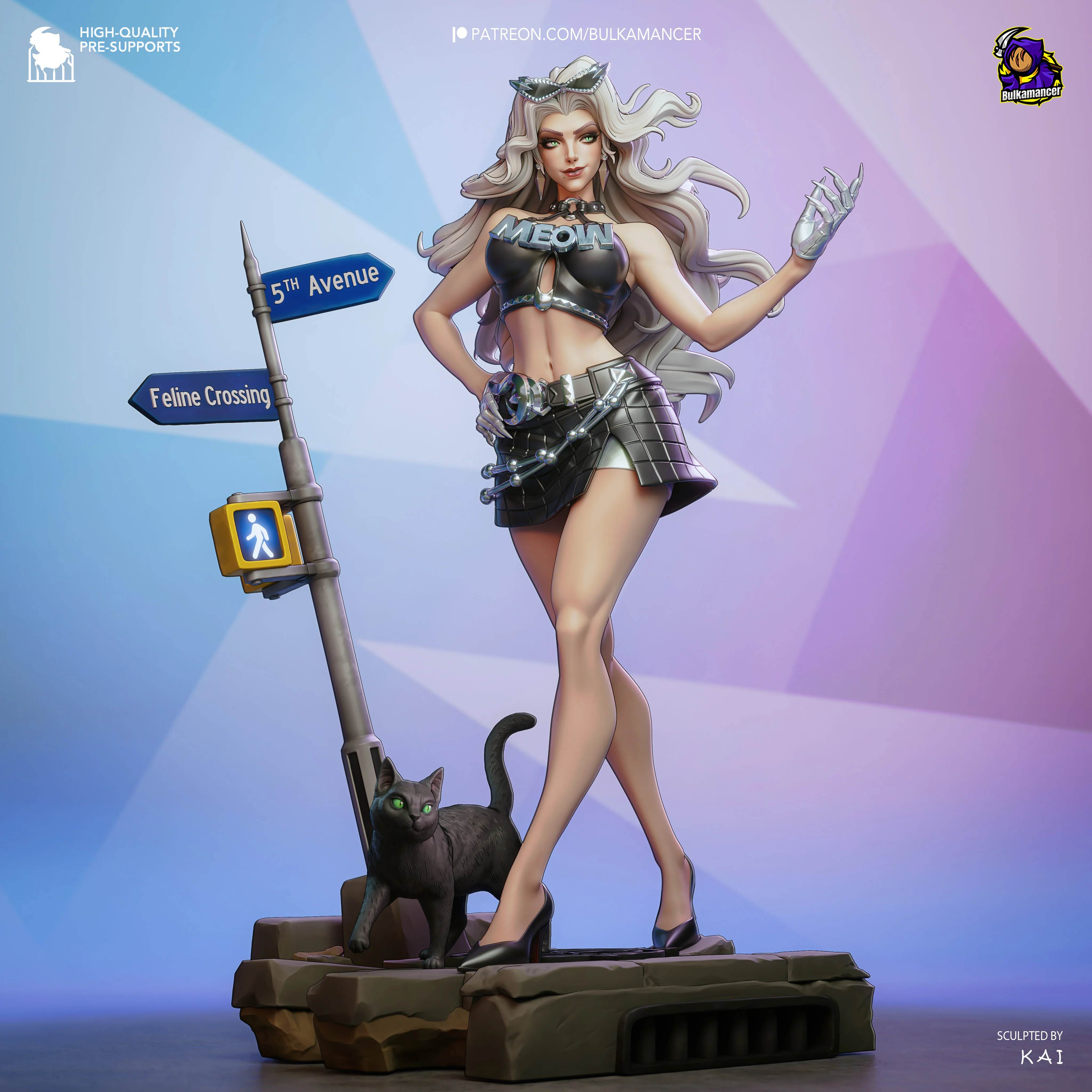 Felicia The Black Cat Statue - Image 3