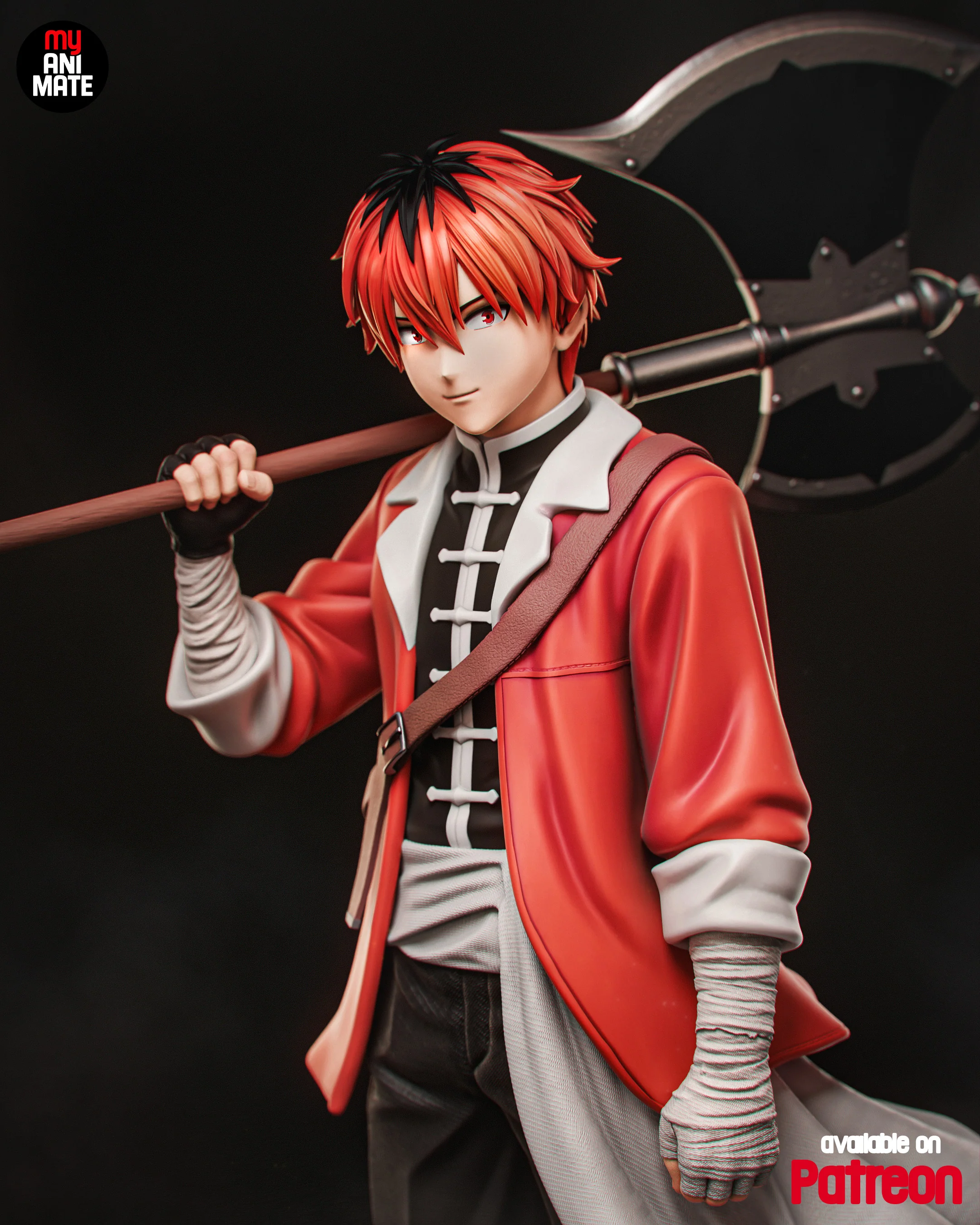 Frontline Fighter Statue - Image 2