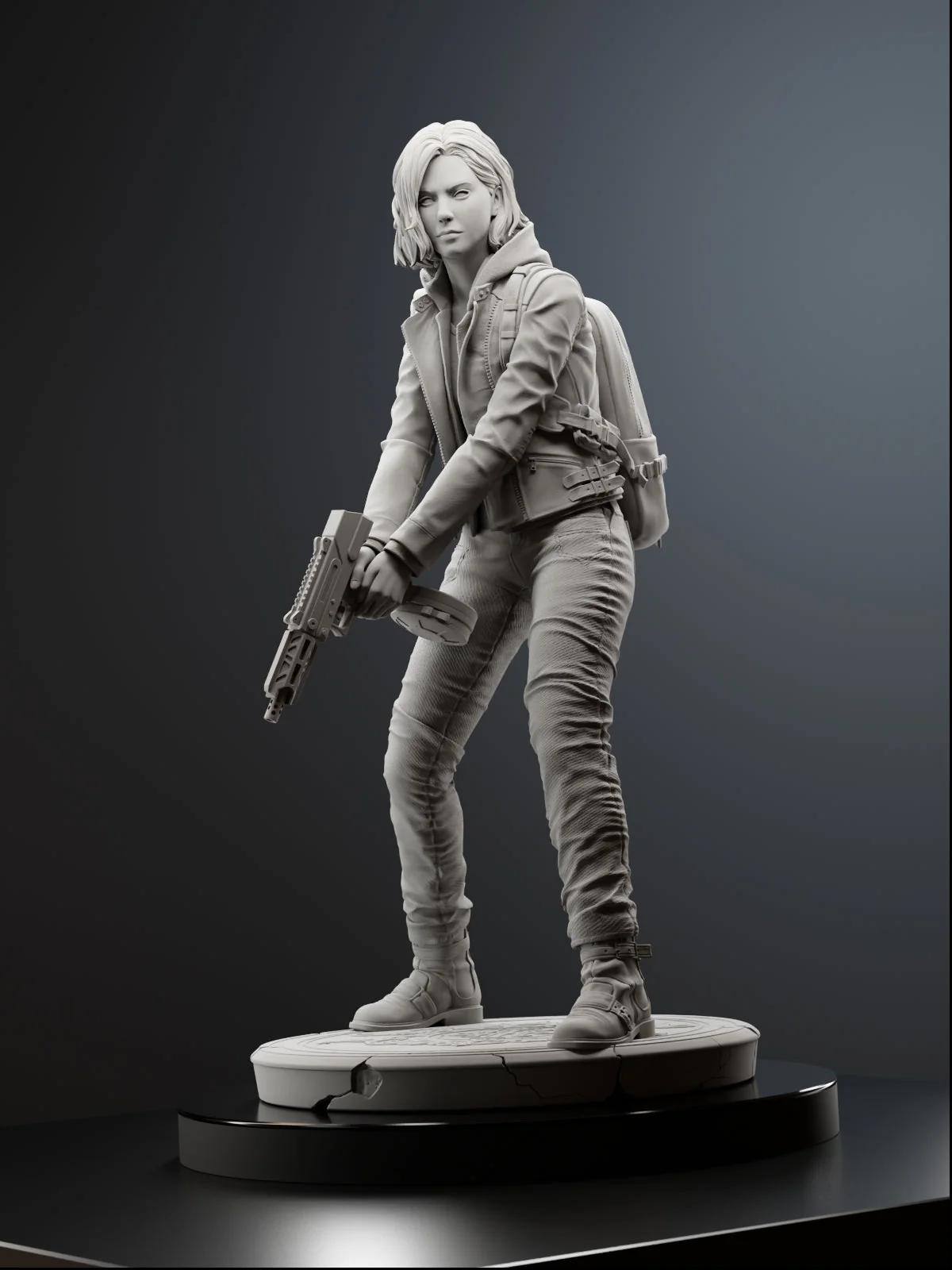 G. Ashcroft - F.B.I. Statue - Image 11