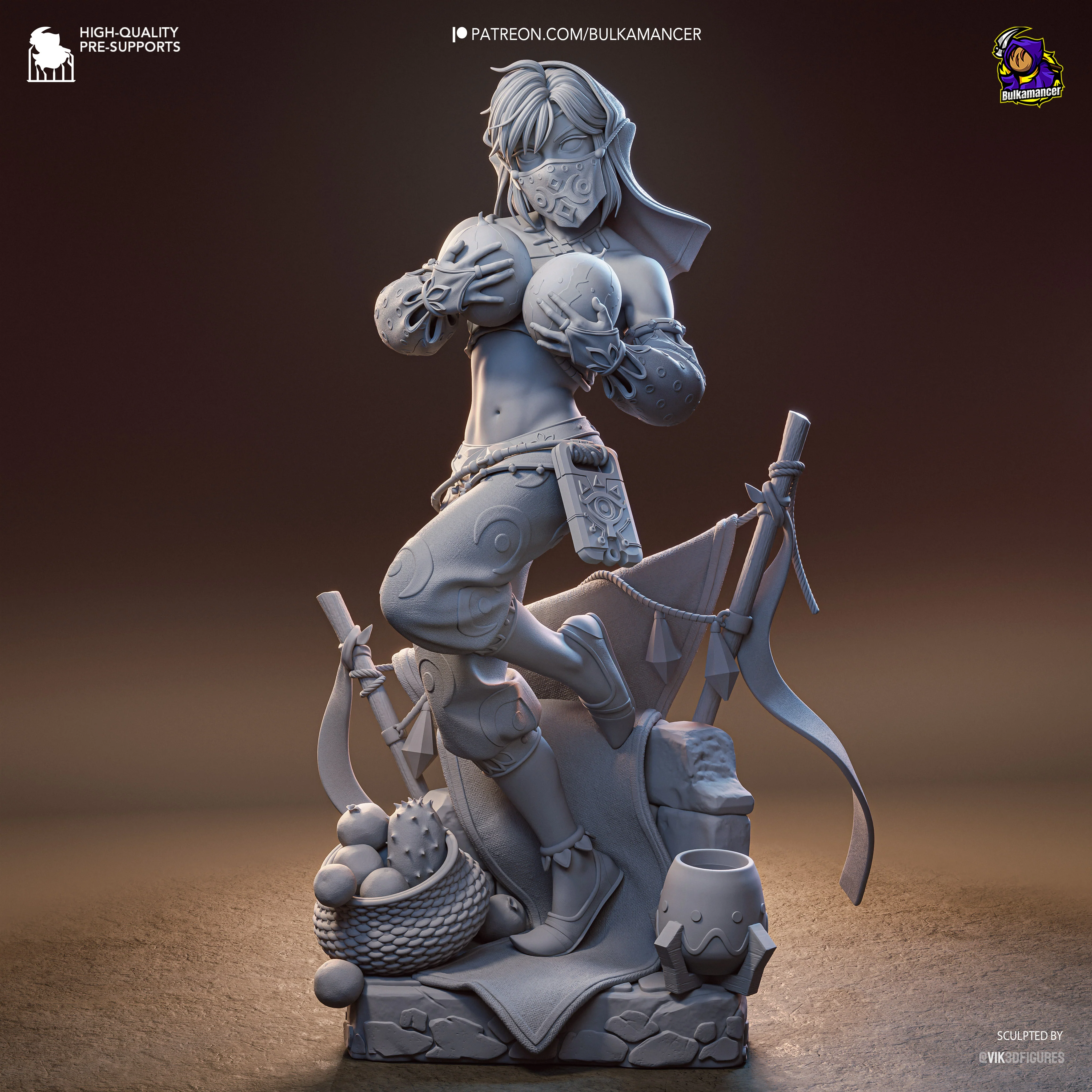 Gerudo Vai Hero Statue - Image 13