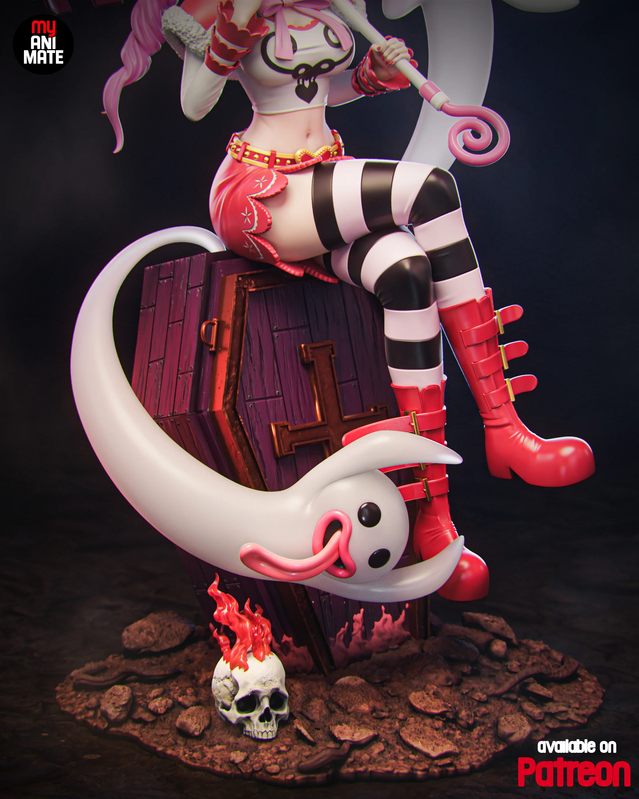 The Hollow-Hollow Girl Statue - Image 4