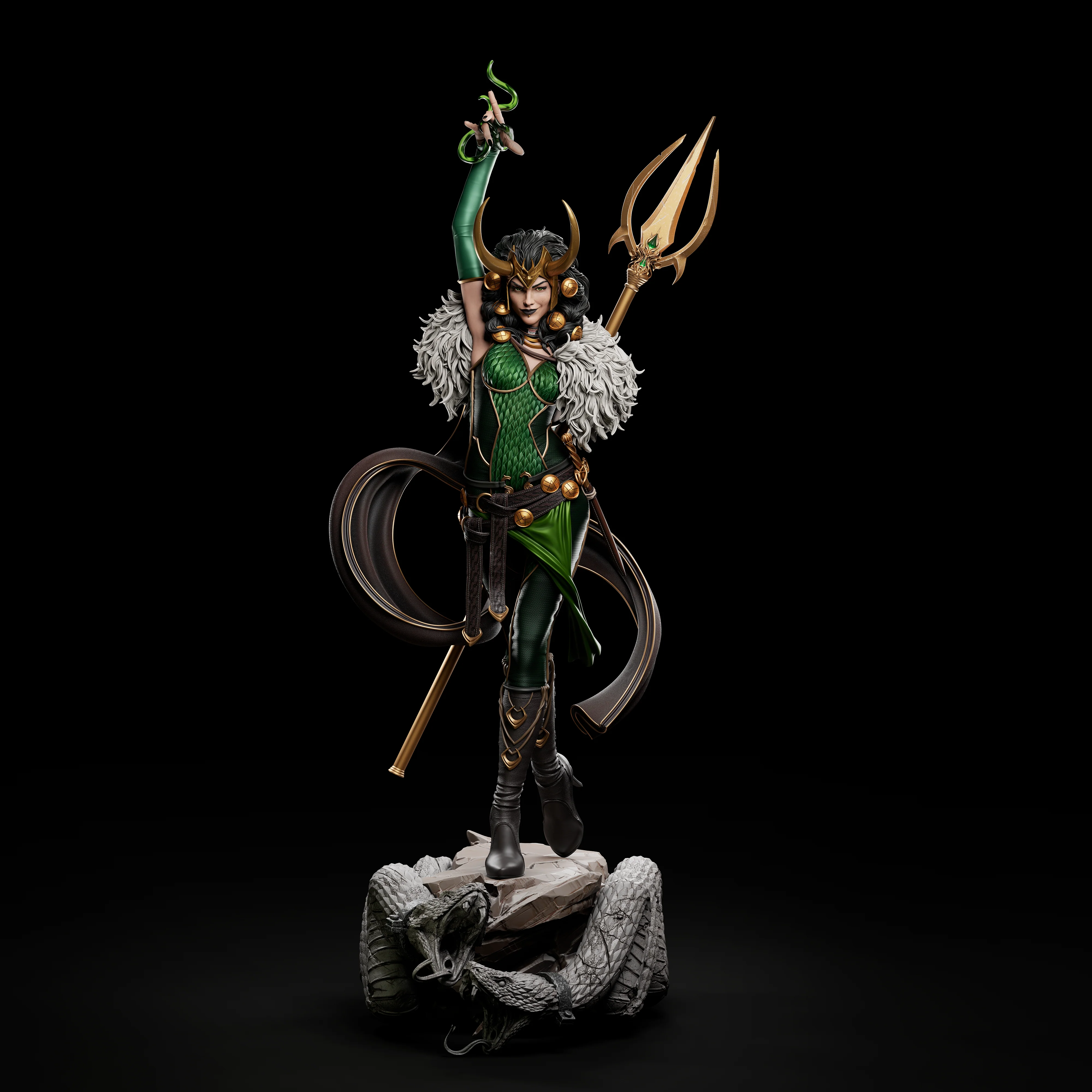 Goddess of Mischief Statue - Image 6