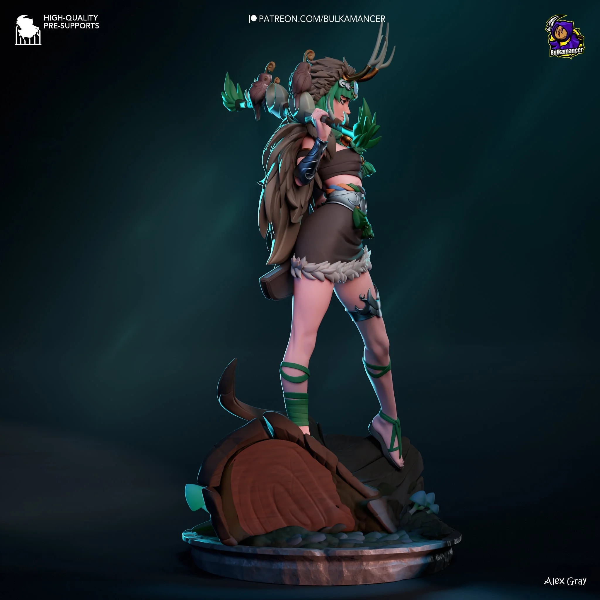 Goddess of the Hunt Statue - Image 10