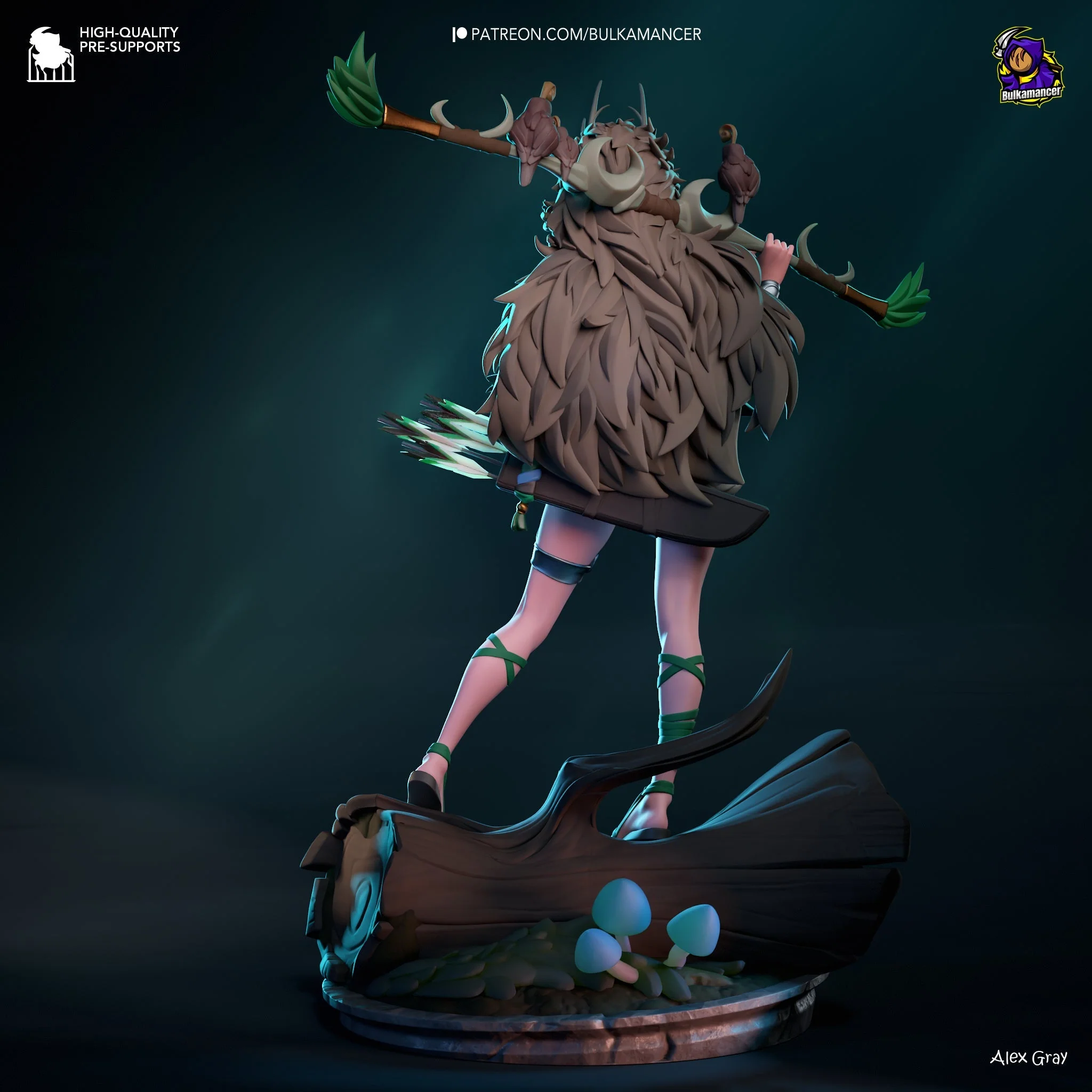 Goddess of the Hunt Statue - Image 11