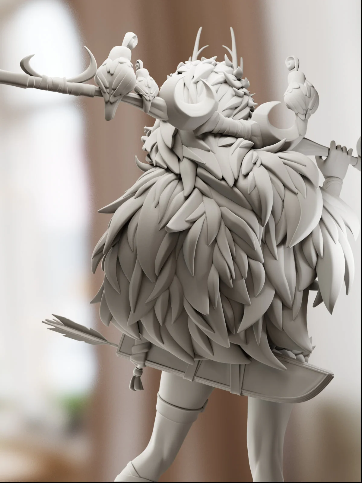 Goddess of the Hunt Statue - Image 16