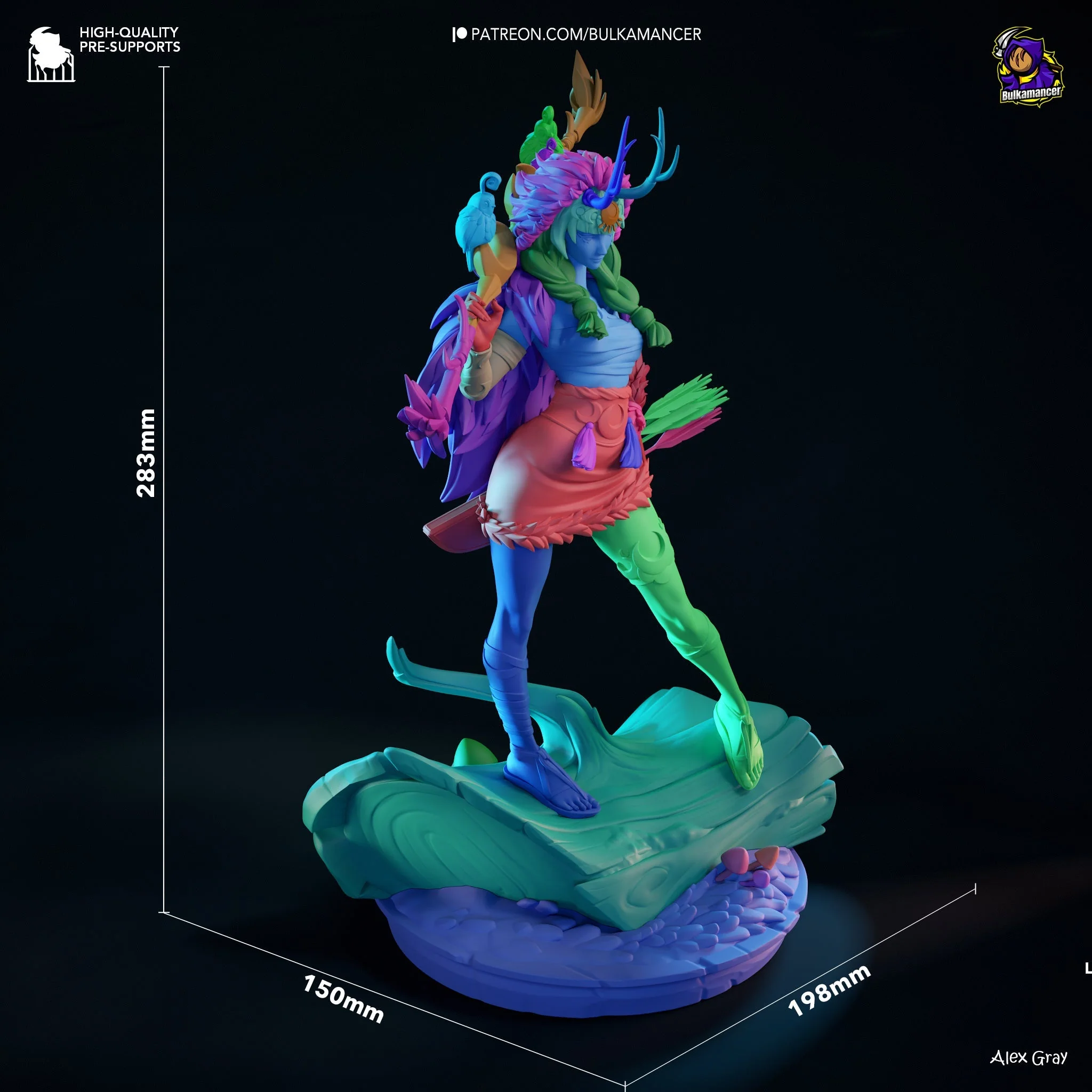 Goddess of the Hunt Statue - Image 7