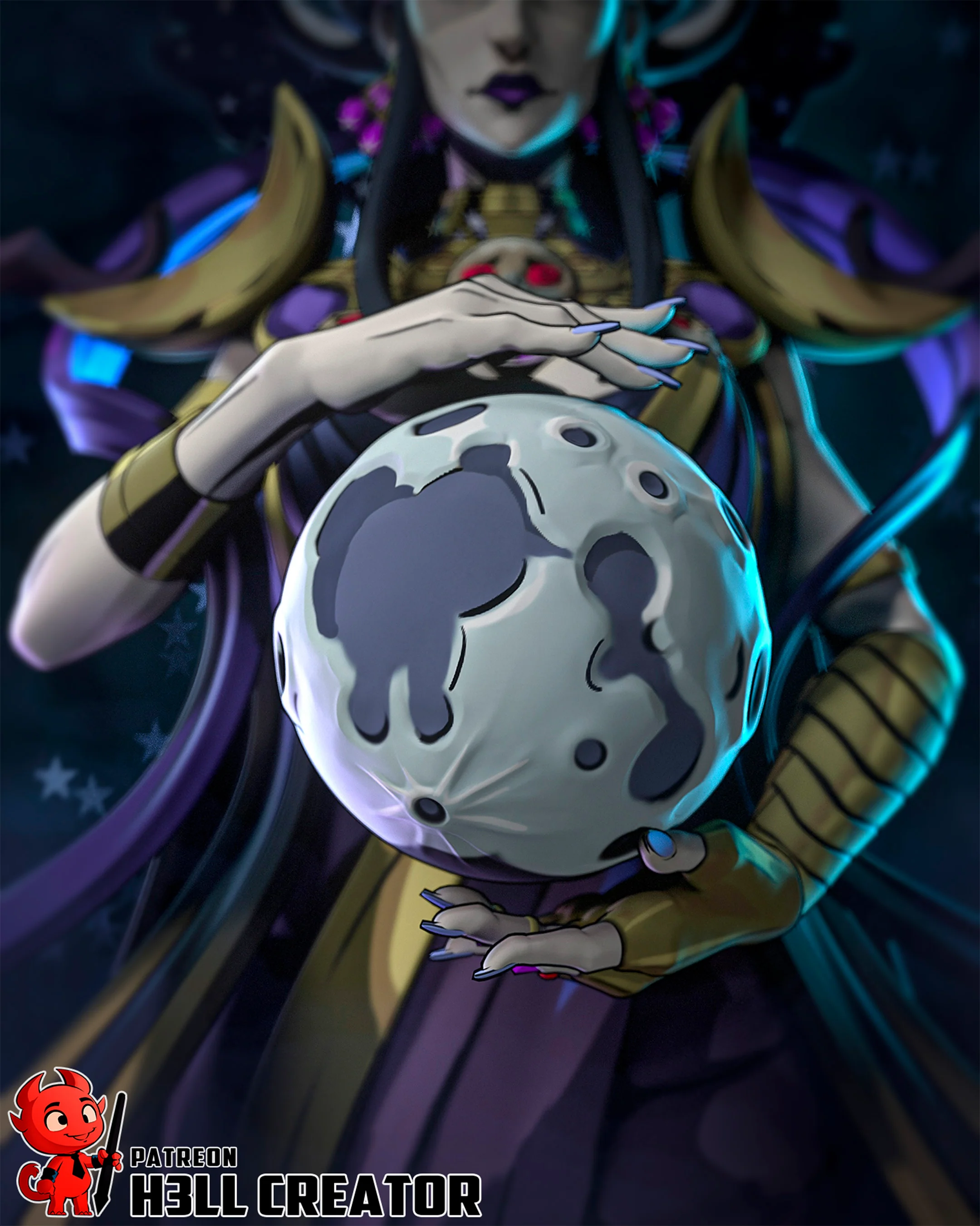 Goddess of the Night Statue - Image 6