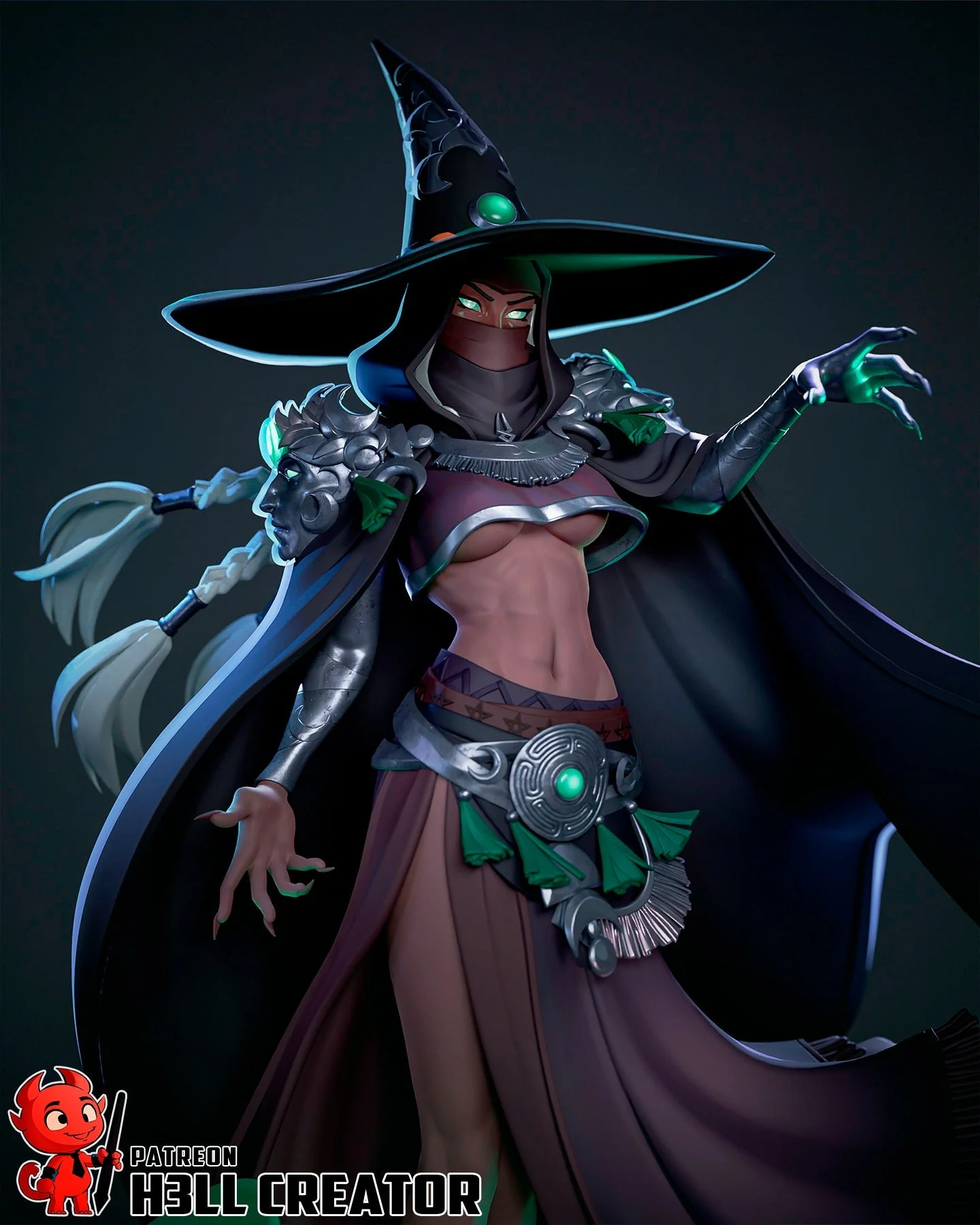 Goddess of Witchcraft Statue - Image 2