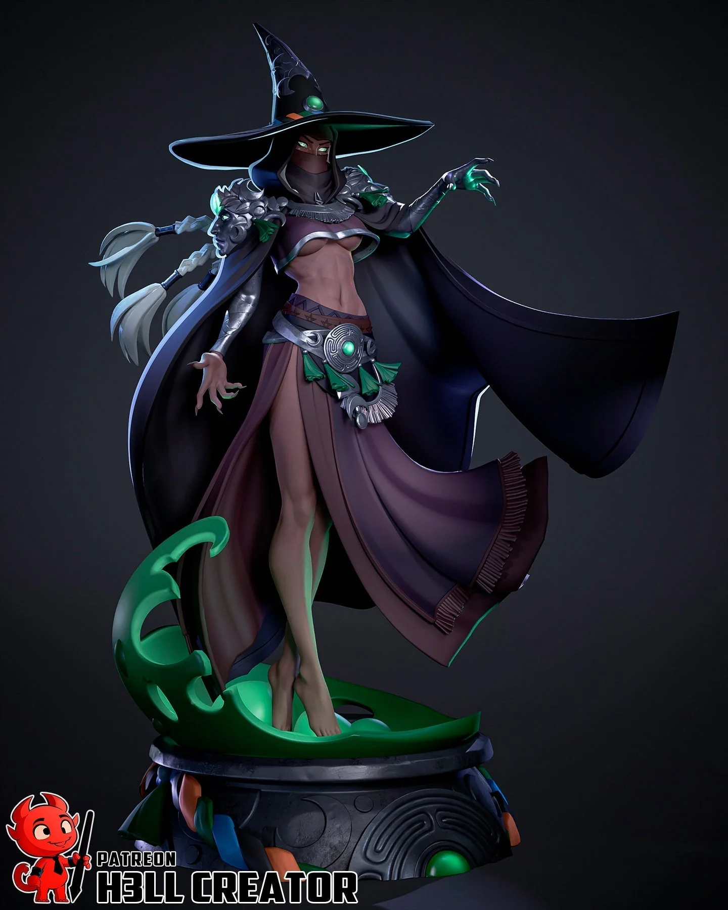Goddess of Witchcraft Statue - Image 3