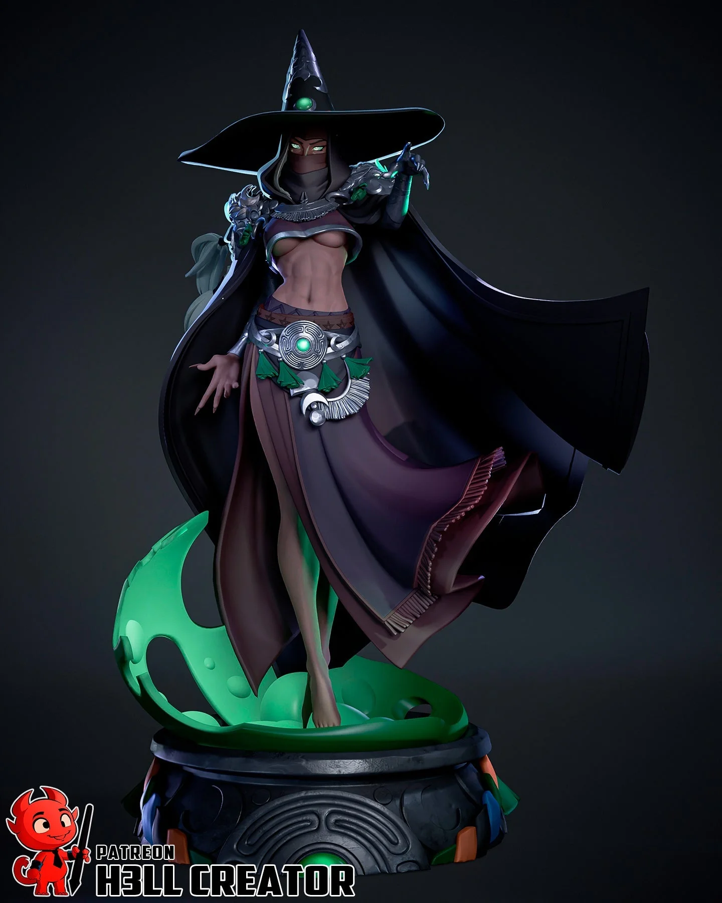 Goddess of Witchcraft Statue - Image 4