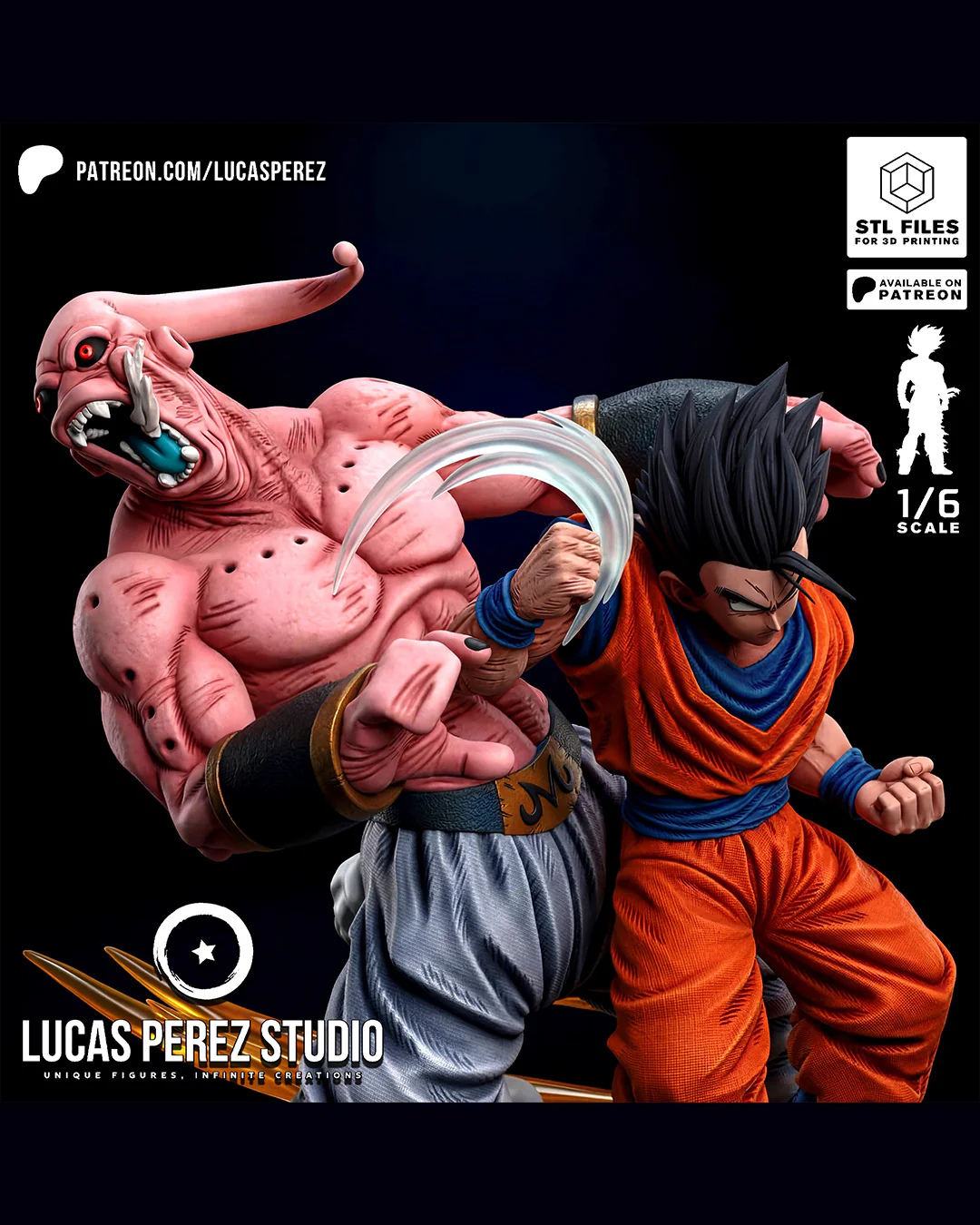 Gohan VS Buu Statue - Image 10