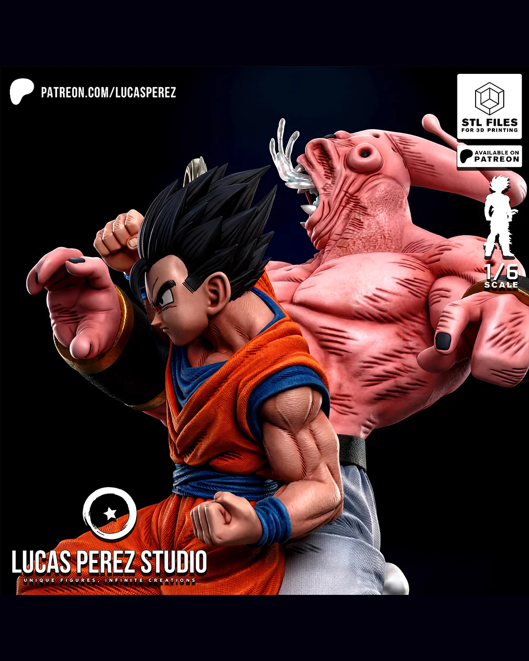 Gohan VS Buu Statue - Image 8