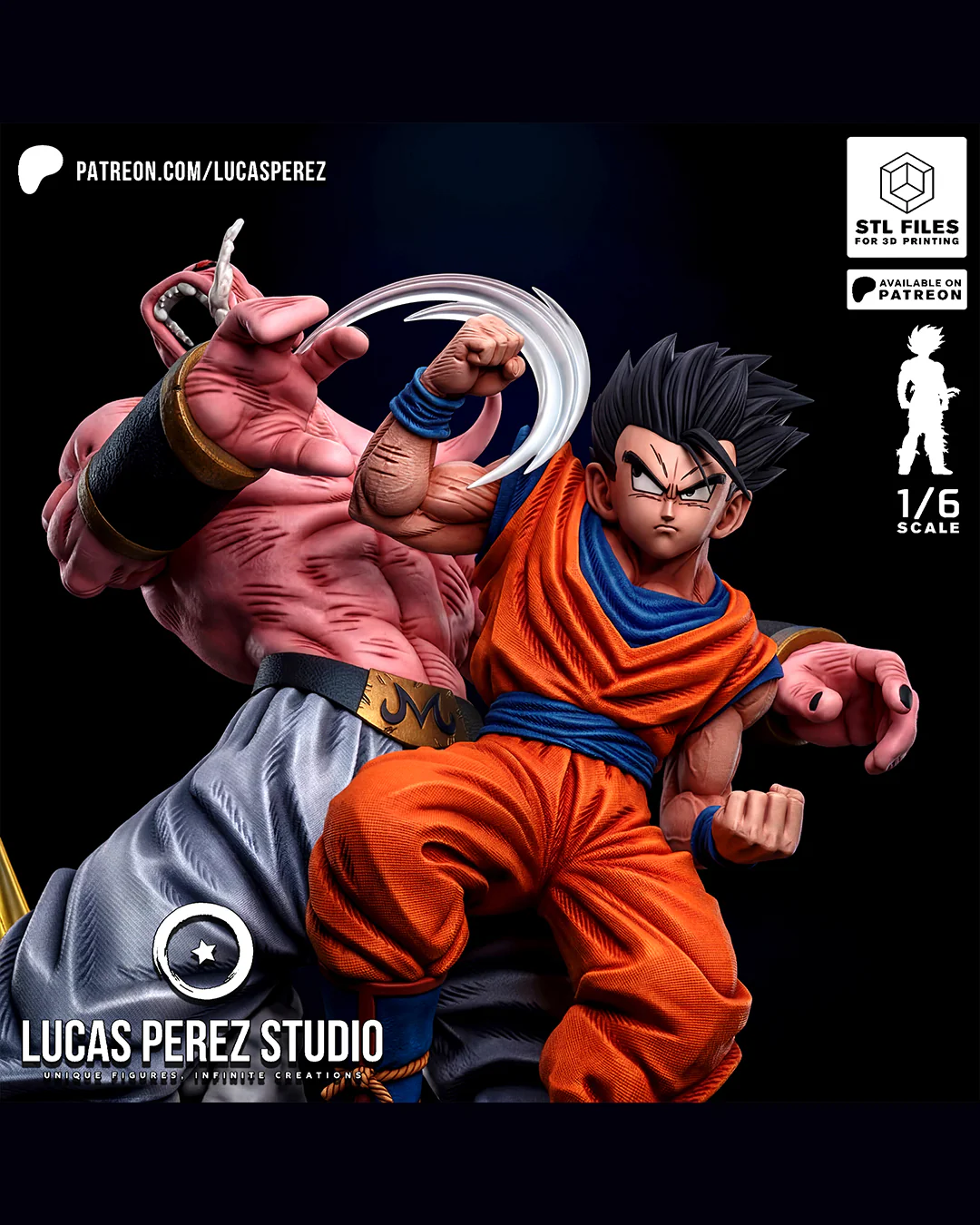 Gohan VS Buu Statue - Image 9