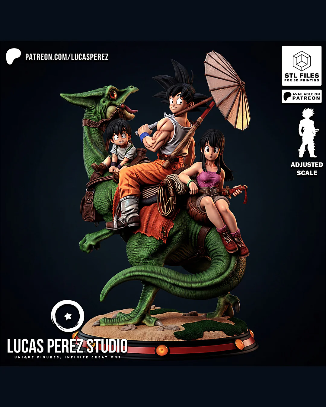 Goku Family Statue - Image 10