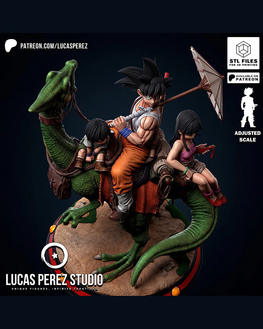Goku Family Statue - Image 13