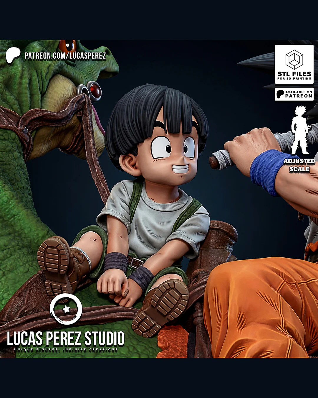 Goku Family Statue - Image 4