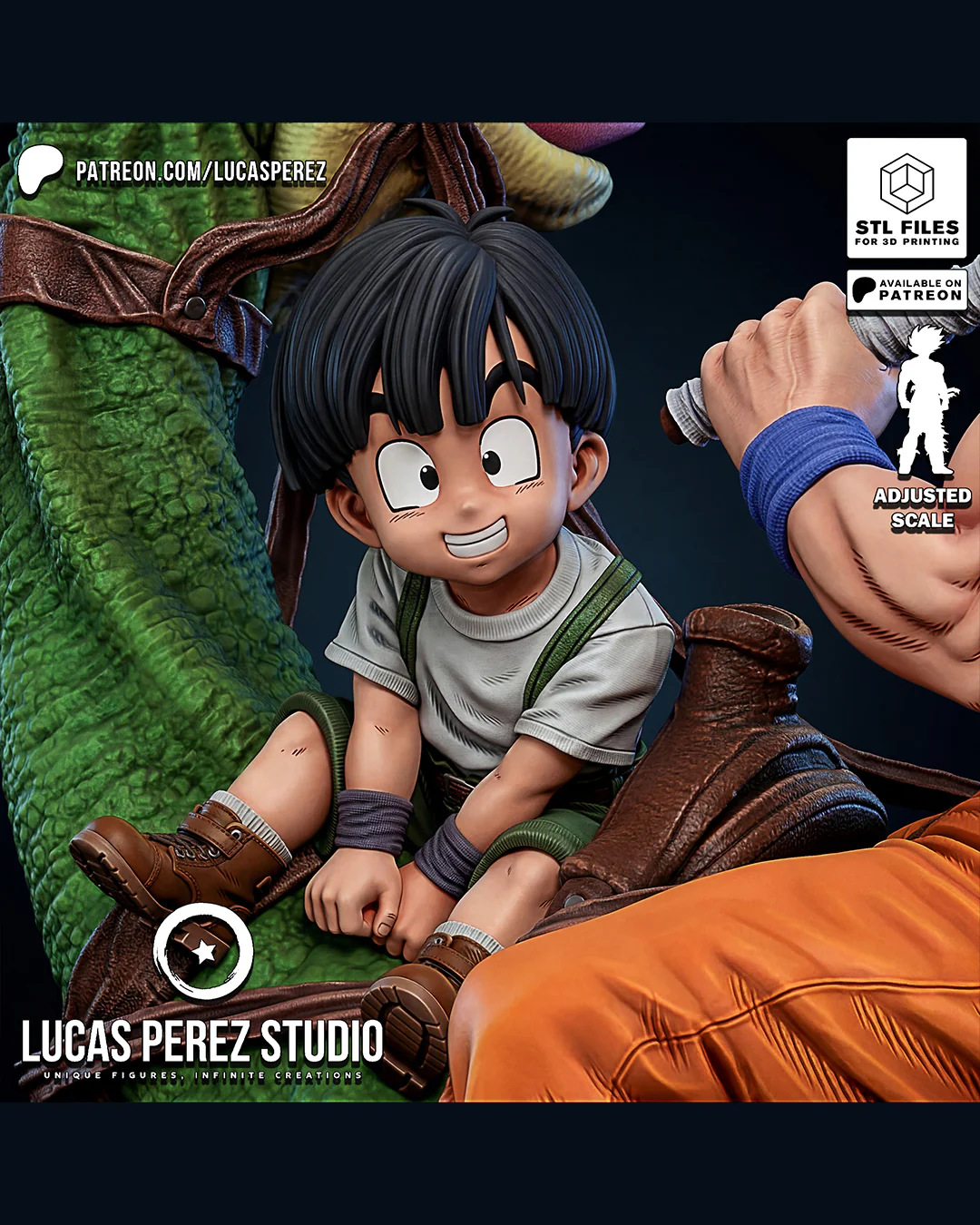 Goku Family Statue - Image 5