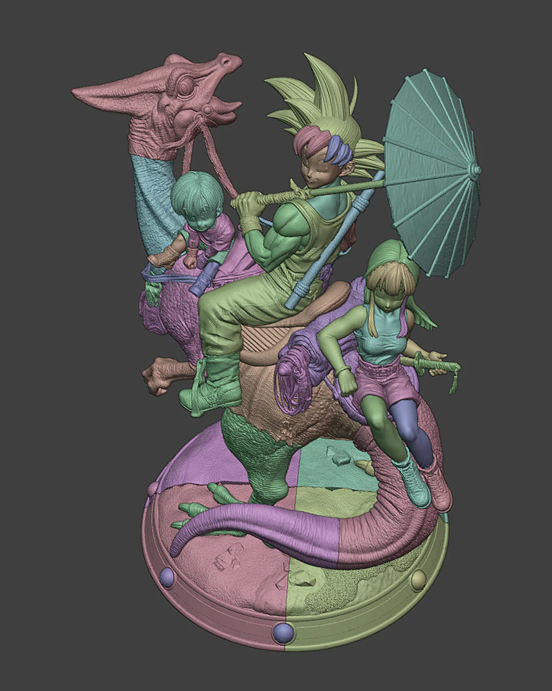 Goku Family Statue - Image 6