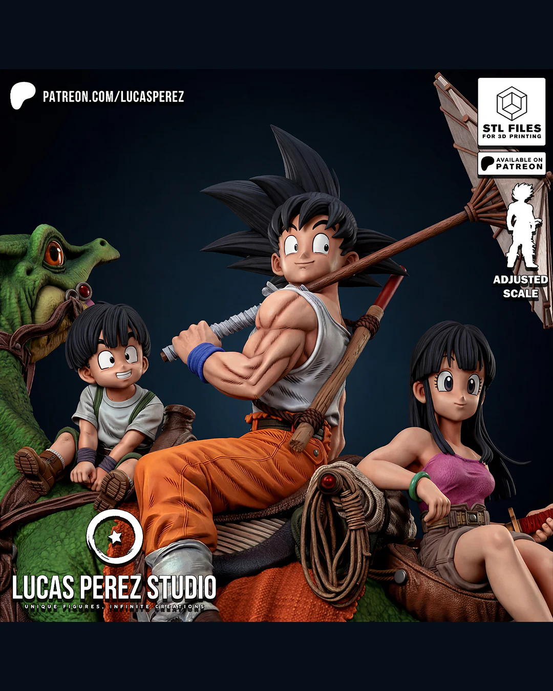 Goku Family Statue - Image 8