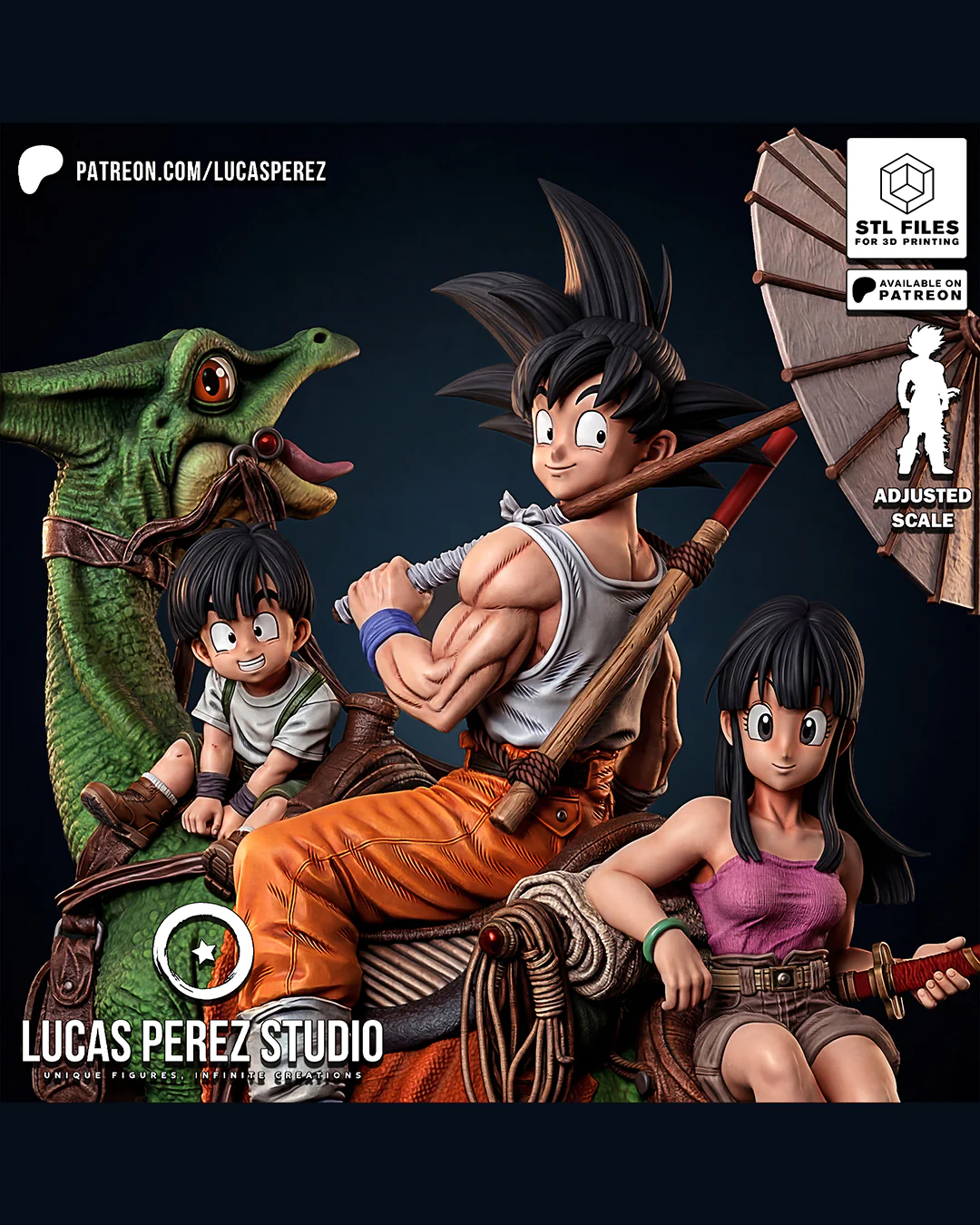 Goku Family Statue - Image 9
