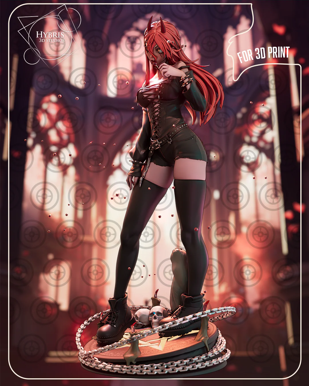 Goth Power Statue - Image 11