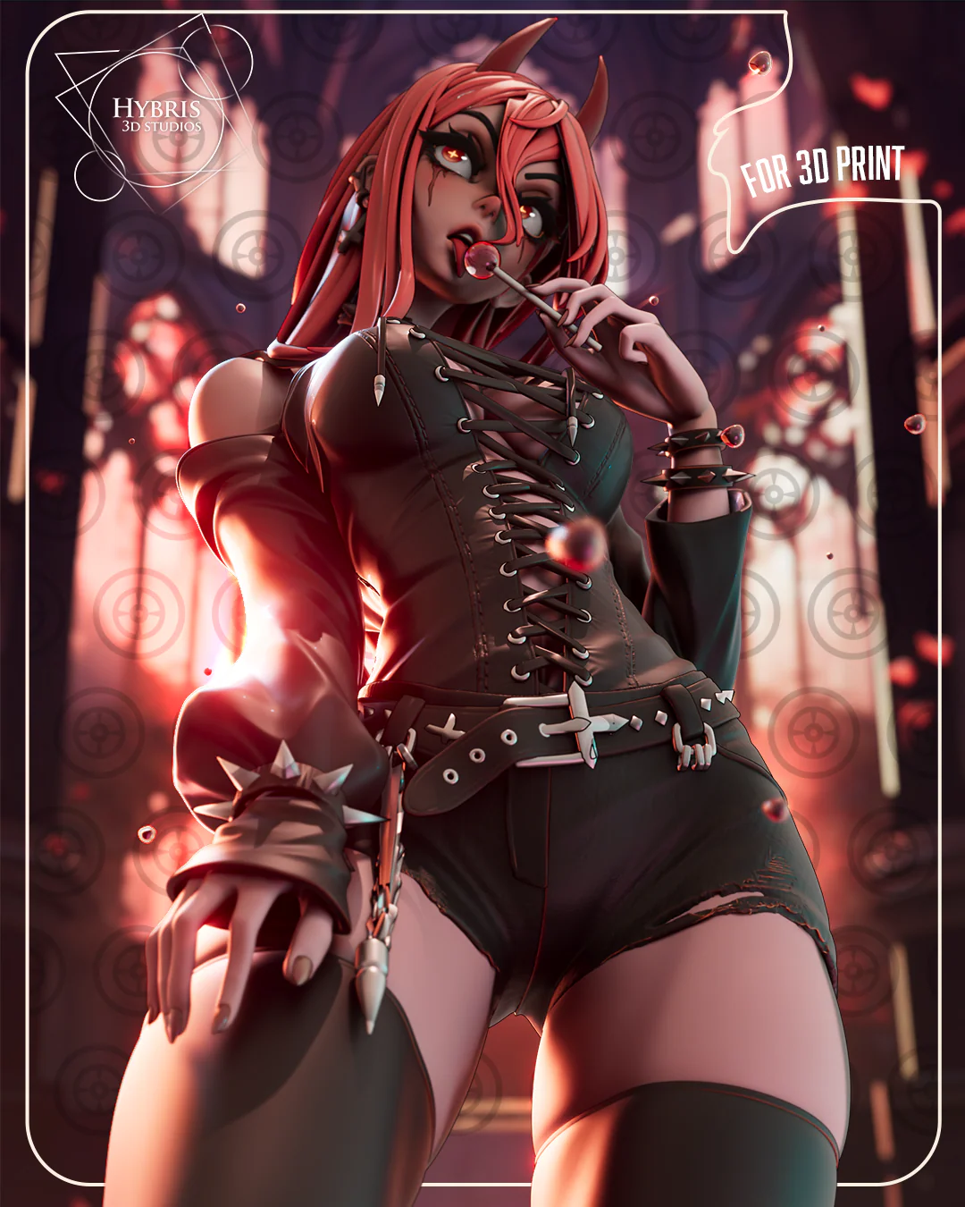 Goth Power Statue - Image 4