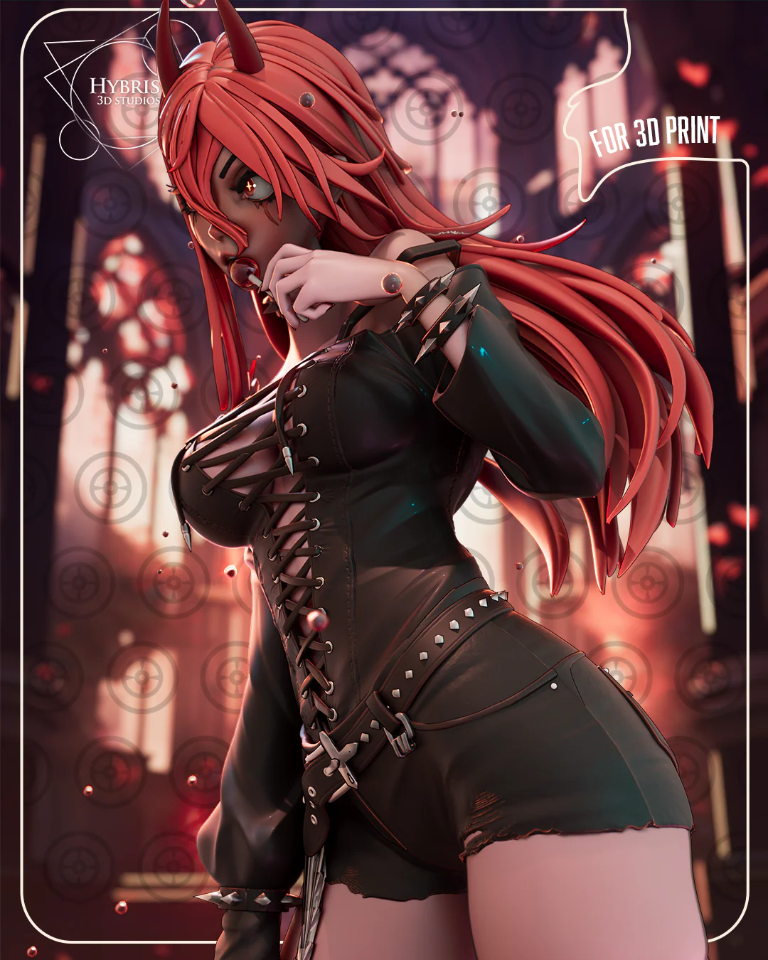 Goth Power Statue - Image 5