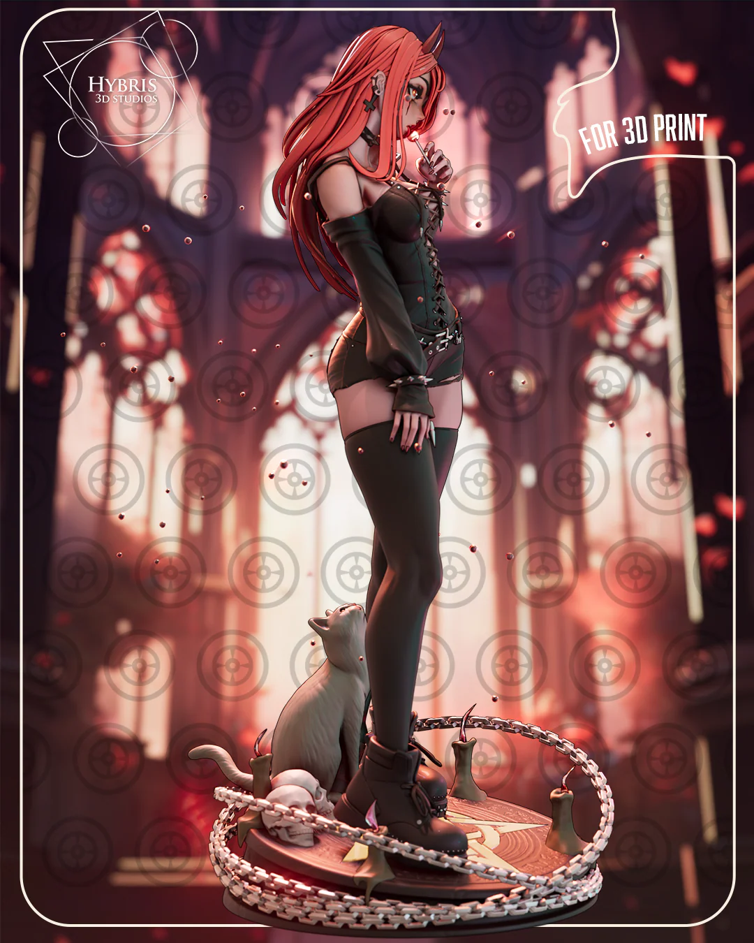 Goth Power Statue - Image 9