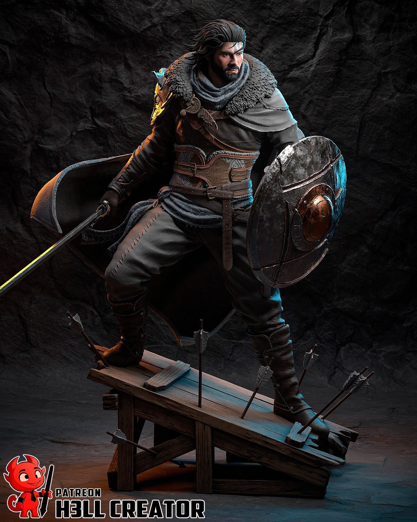 Greymane Leader Statue - Image 5