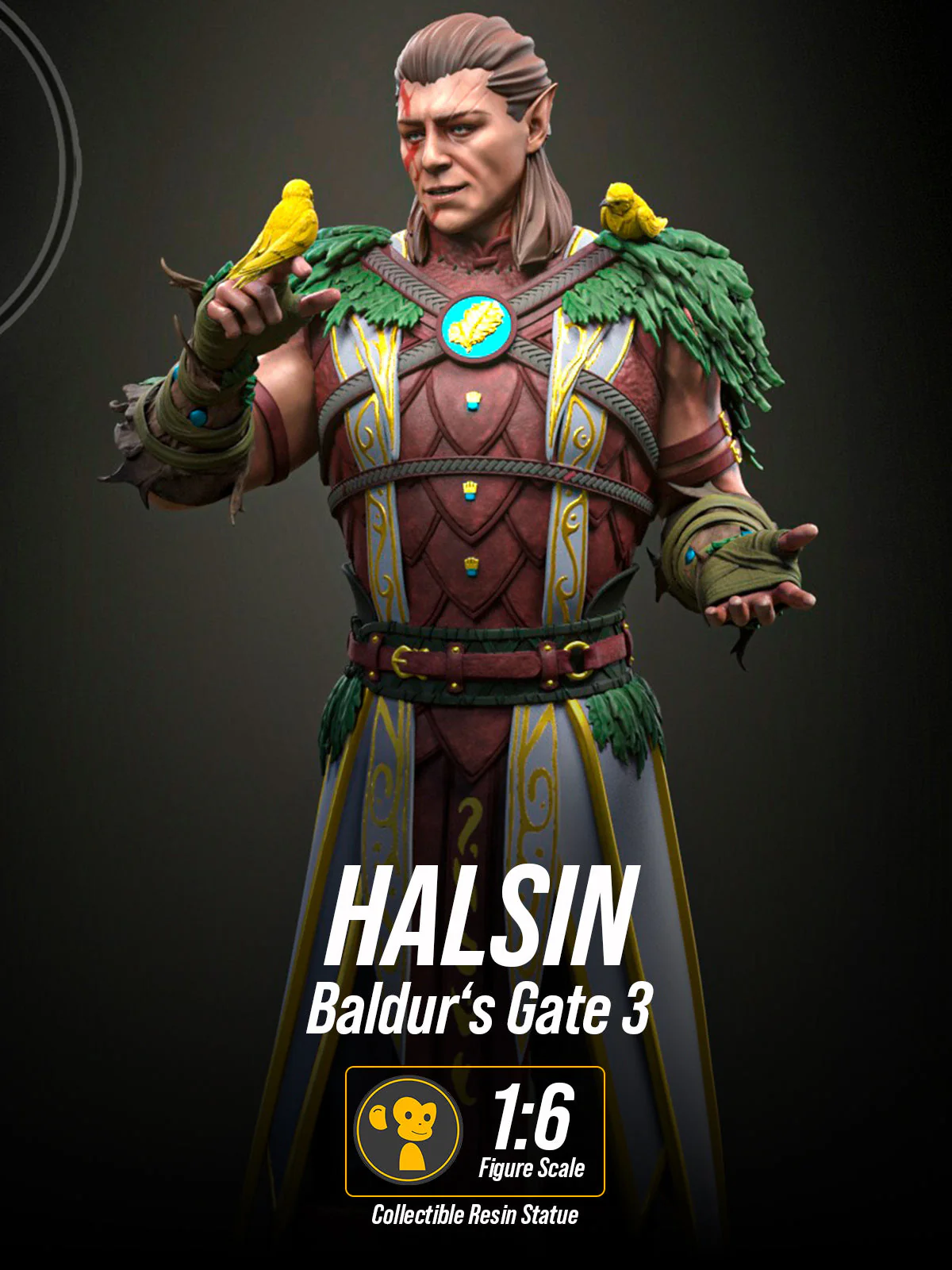 Halsin - Baldur's Gate 3 Statue
