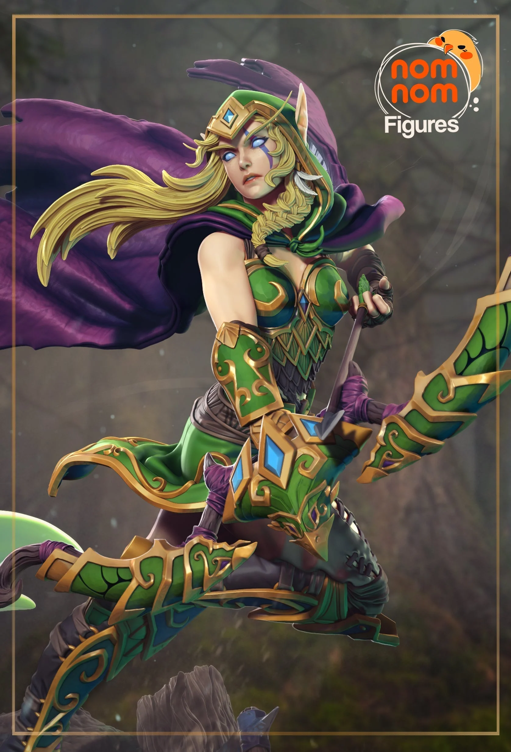 High Elf Archer Statue