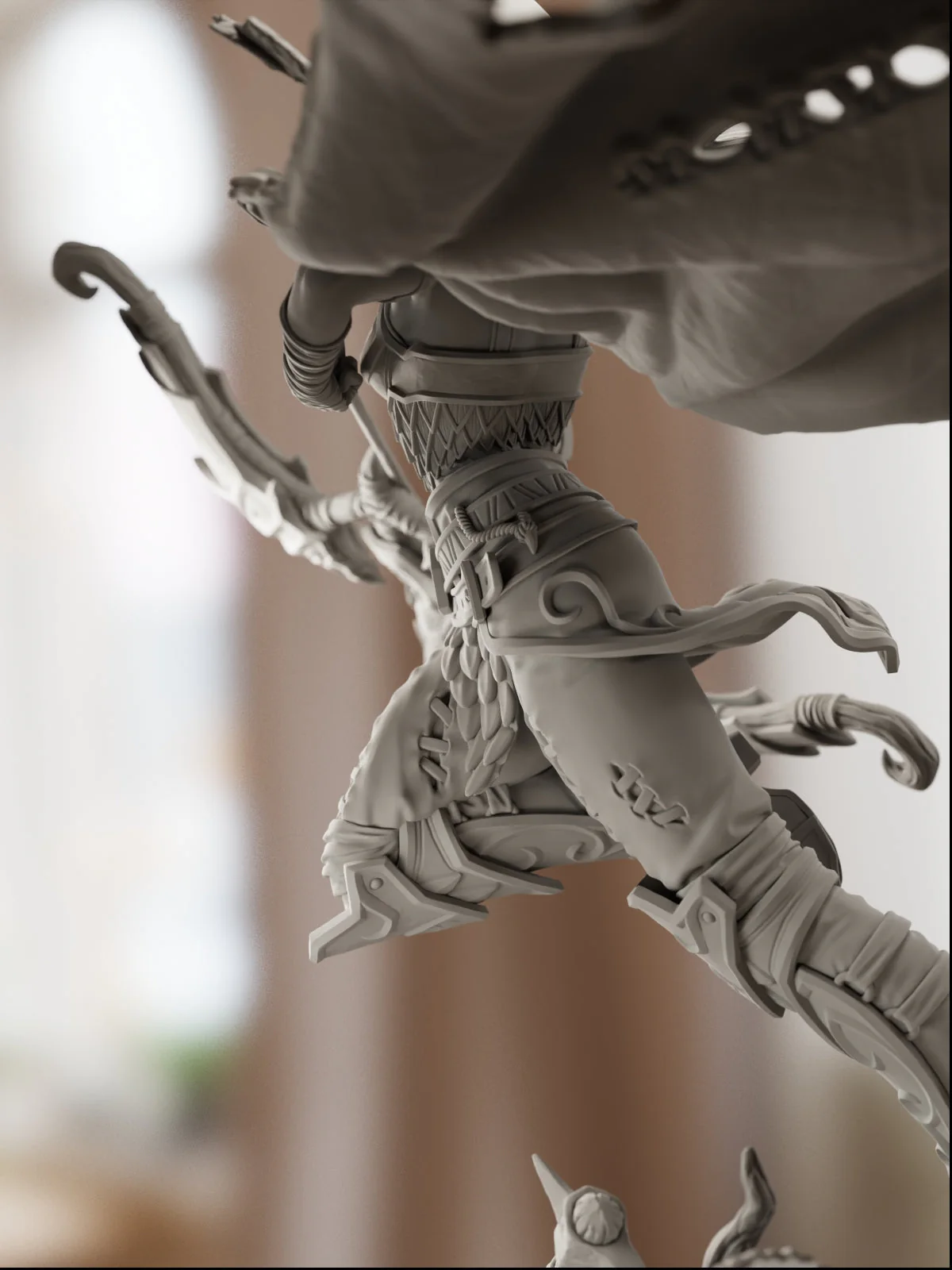 High Elf Archer Statue - Image 11