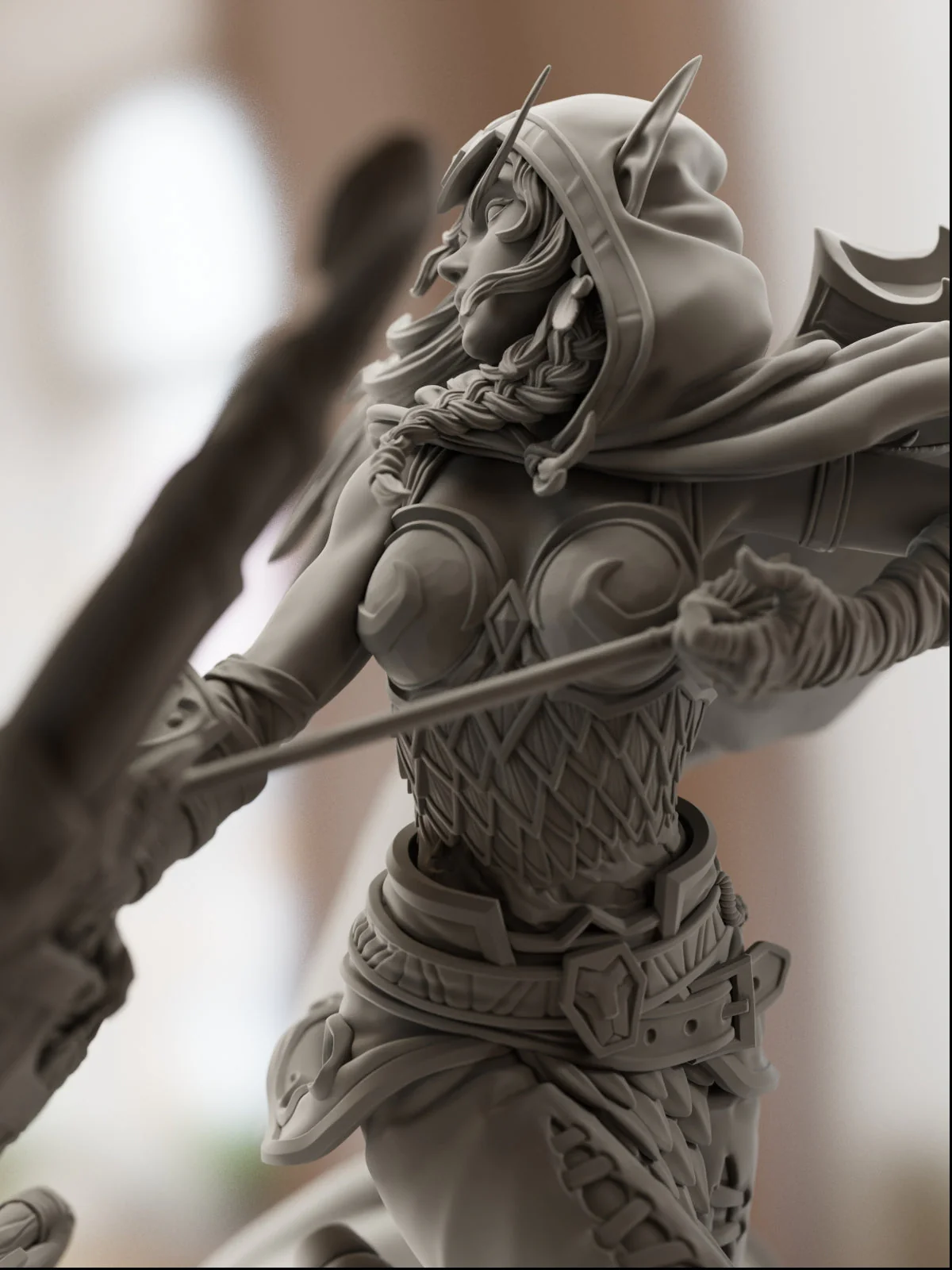 High Elf Archer Statue - Image 12